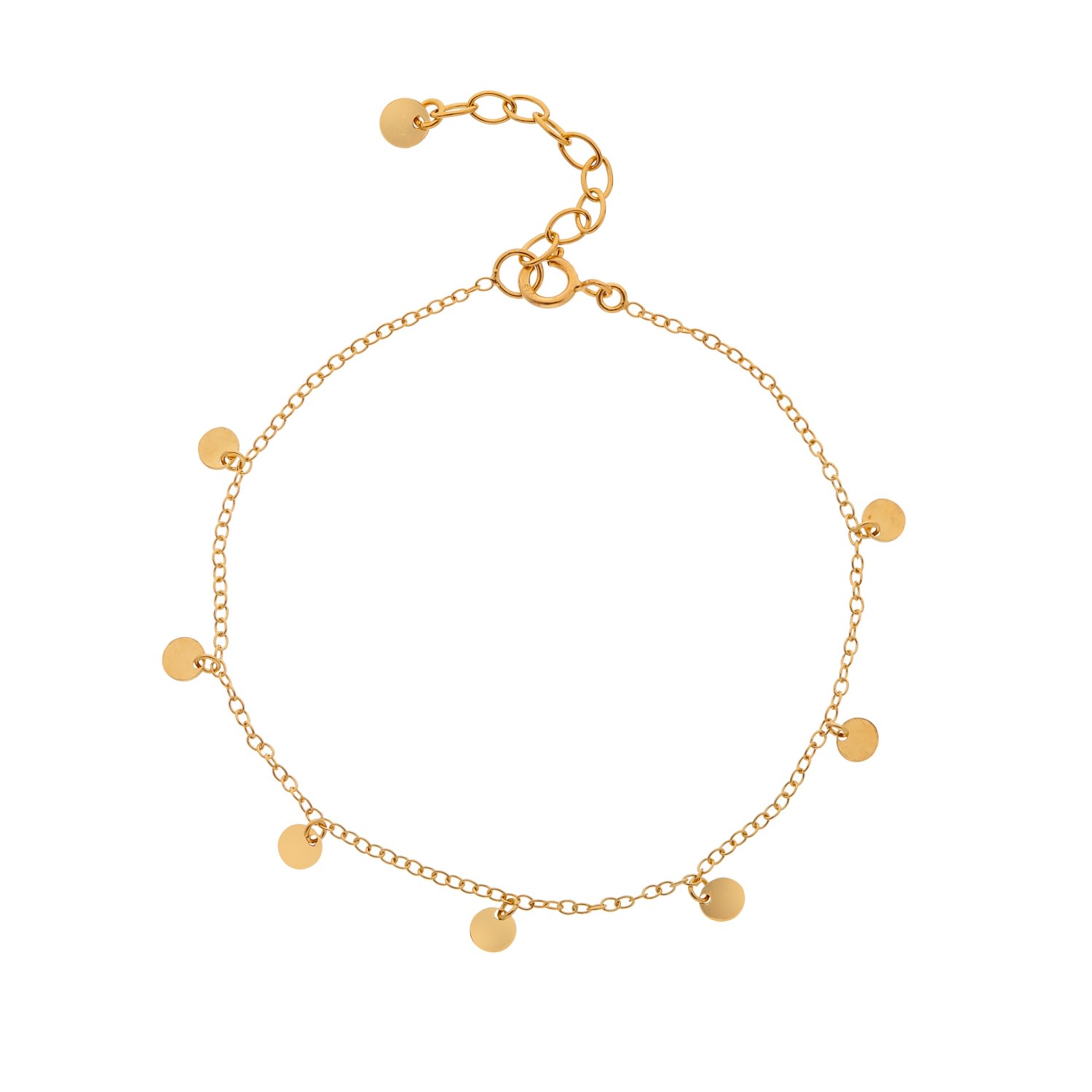 Women’s Frascati Gold Vermeil Multi Disc Bracelet Auree Jewellery