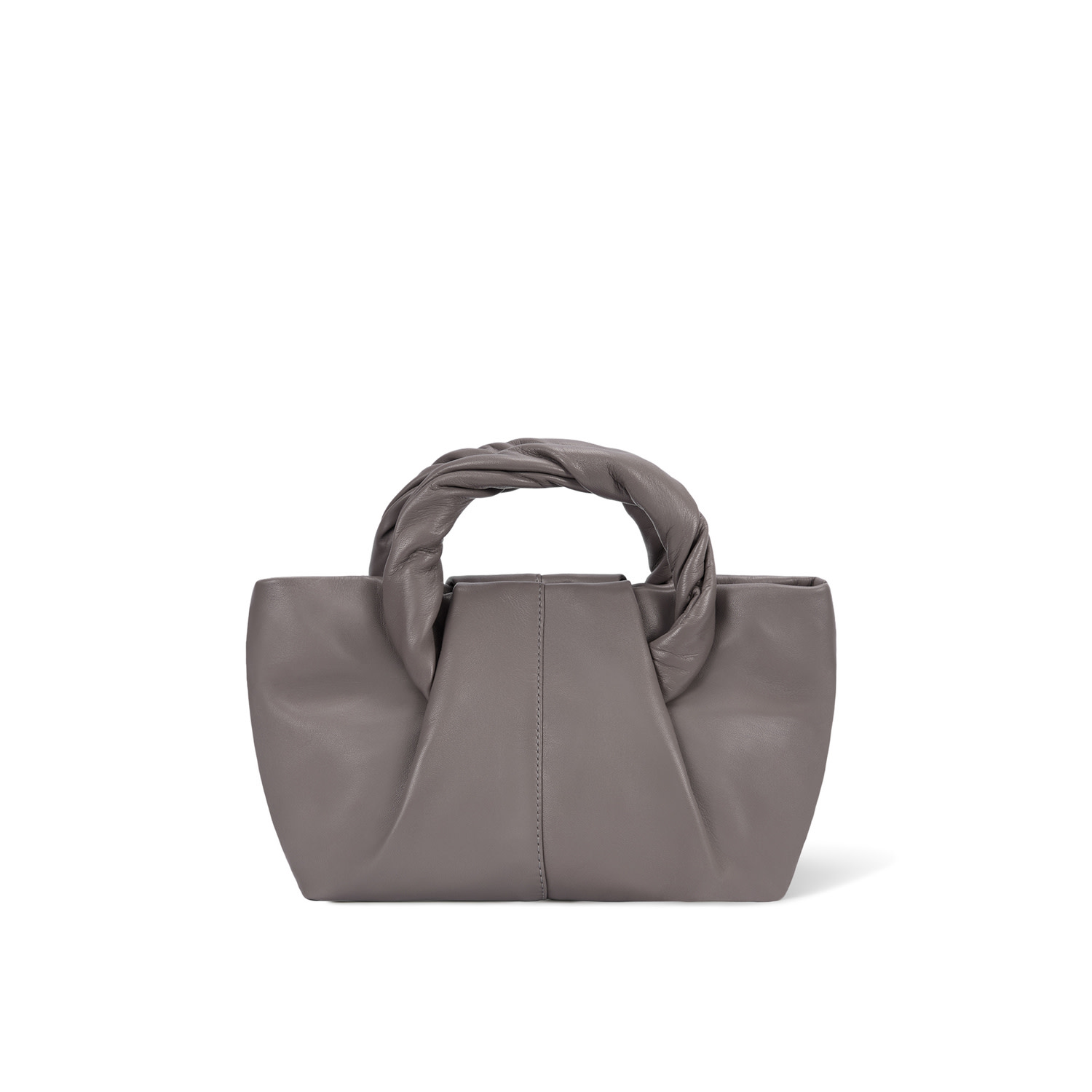 Oryany Cozy Small Leather Tote Bag In Grey