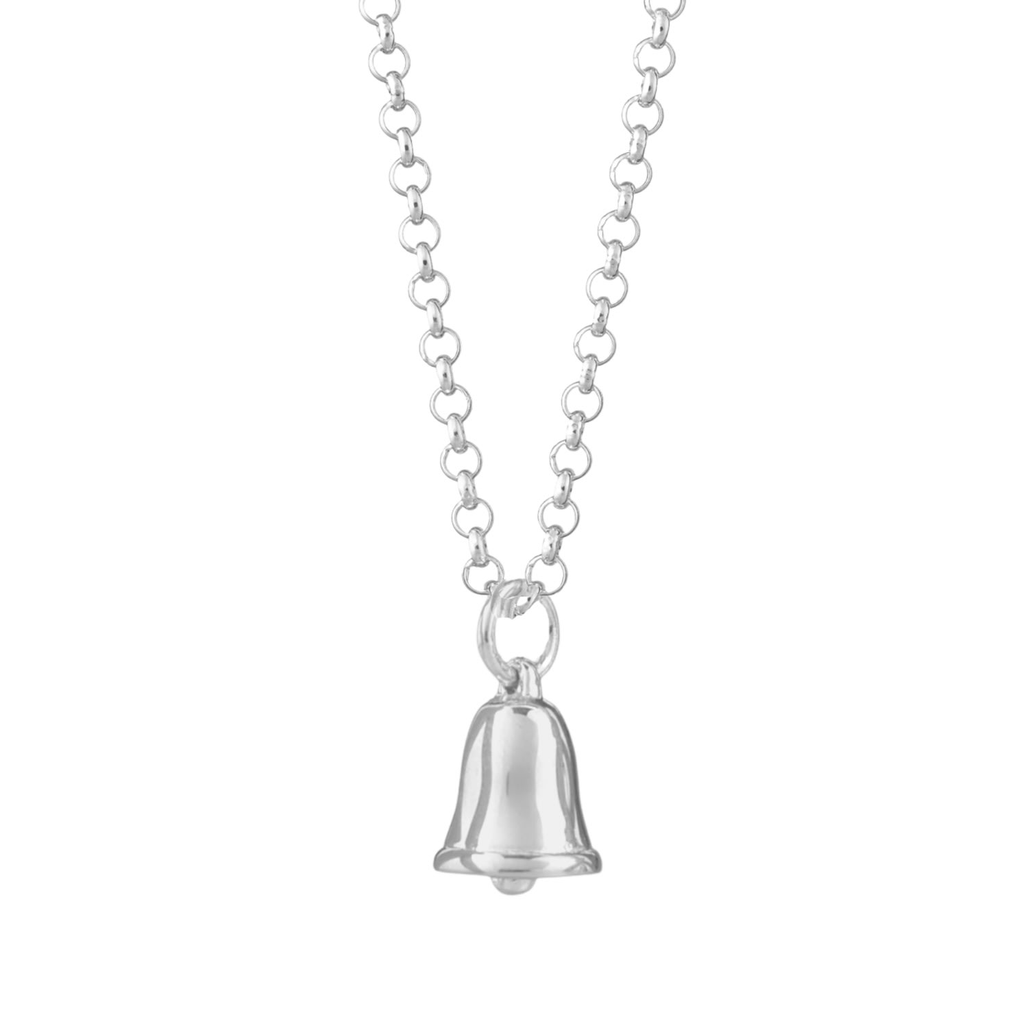 Women’s Sterling Silver Bell Necklace Lily Charmed