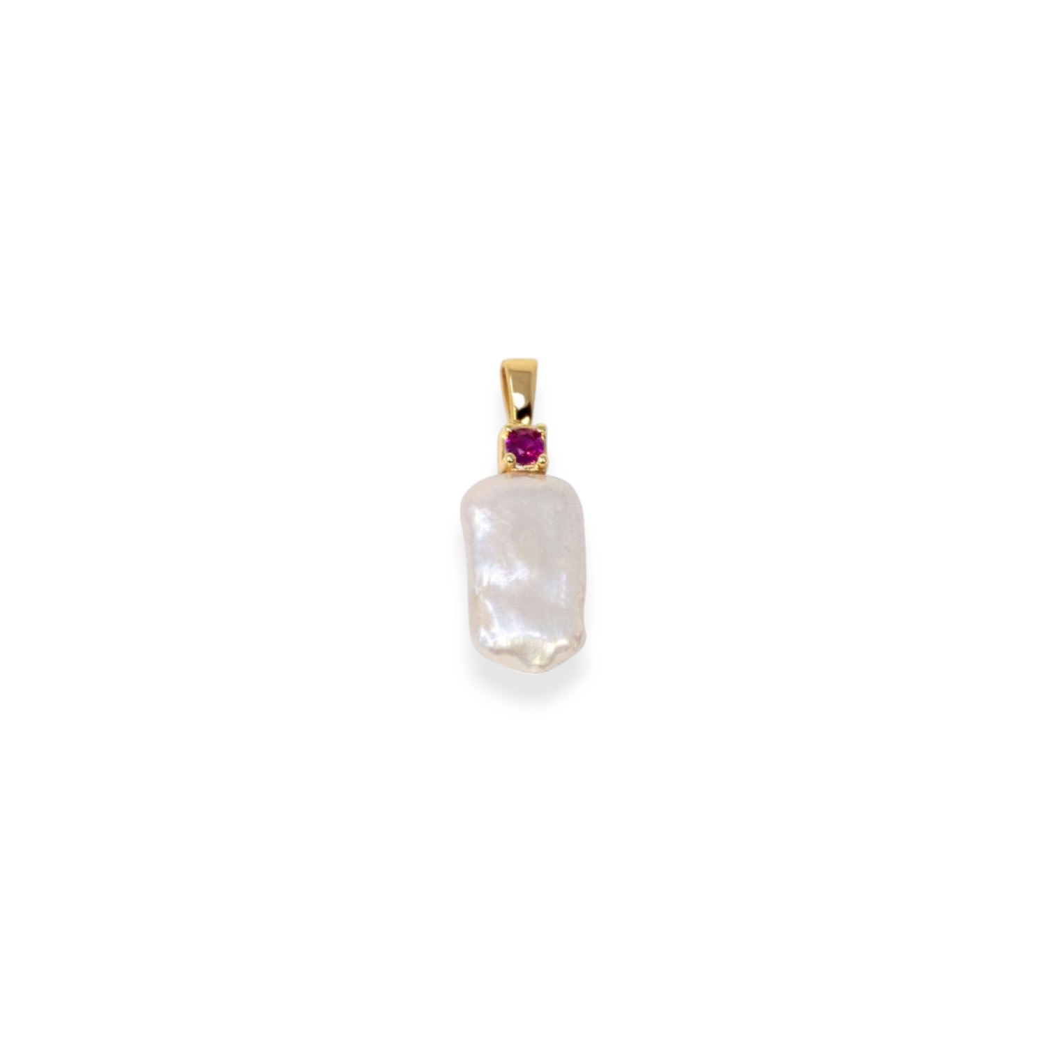 Alexie Of Athens Women's Gold / Pink / Purple Wisdom Pearl Charm