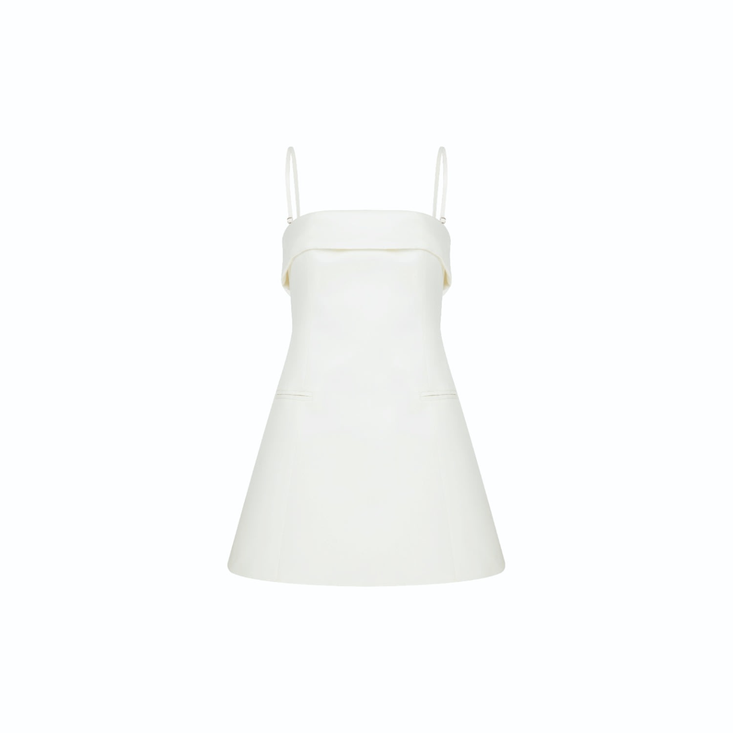 Nazli Ceren Gaia Mini Dress In Vanilla Ice In White