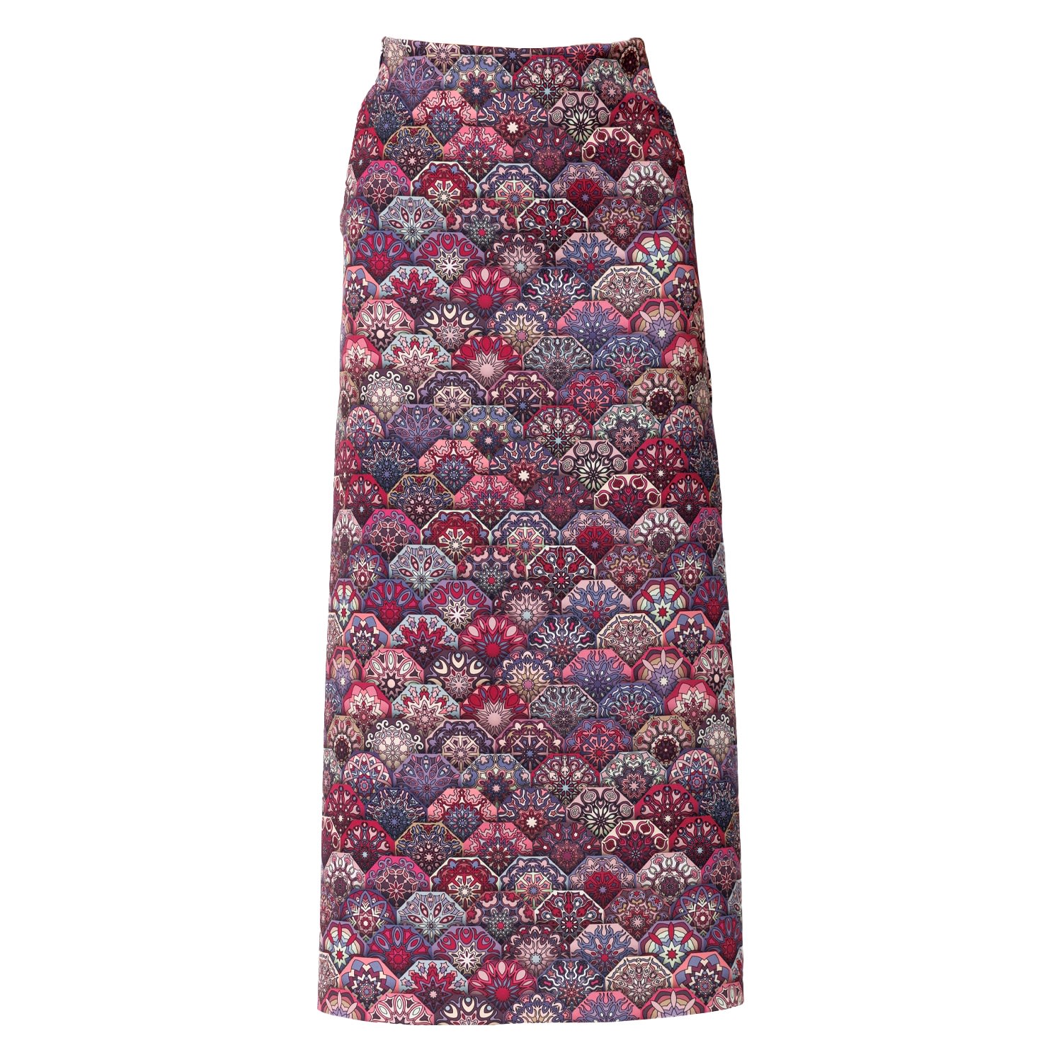 Maison Bogomil Women's A - Line Skirt With A Colorful Print