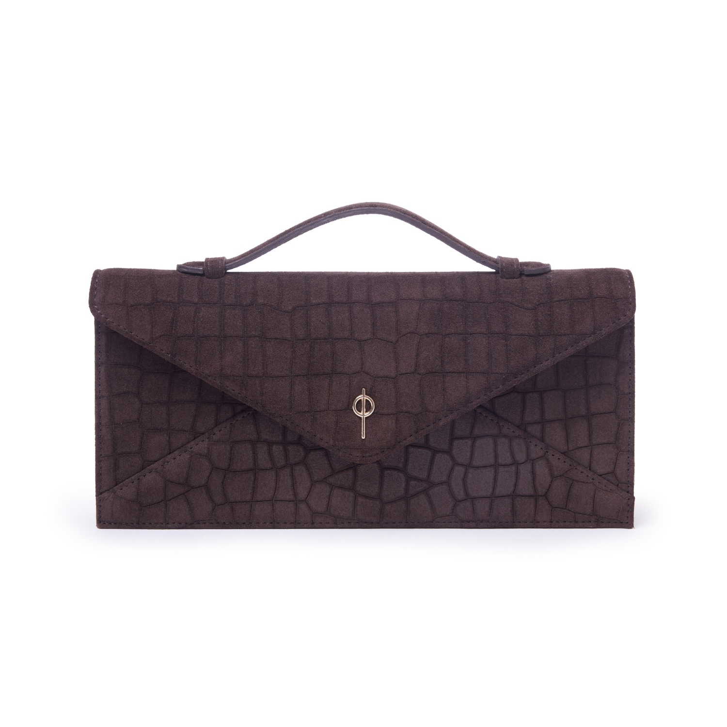 Otrera Women's Brown Irene Suede Bitter Bag