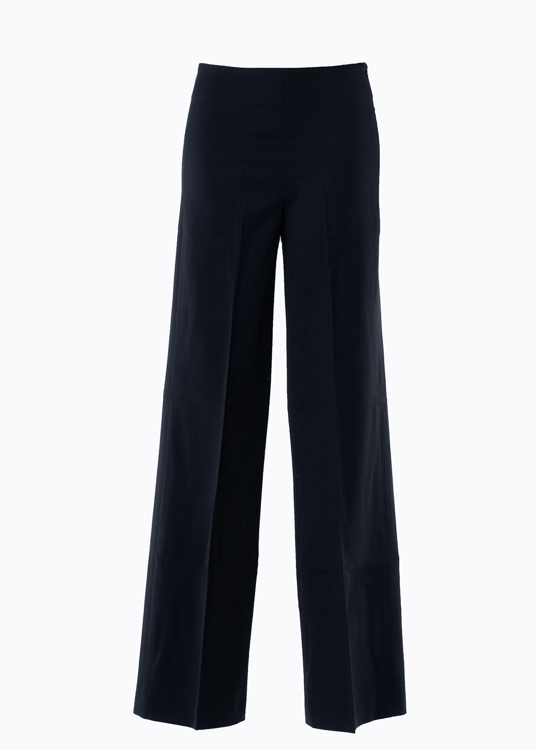 Altramoda Redressing The World Wide-leg Basic Black Pants For Women In Responsible Wool In Black