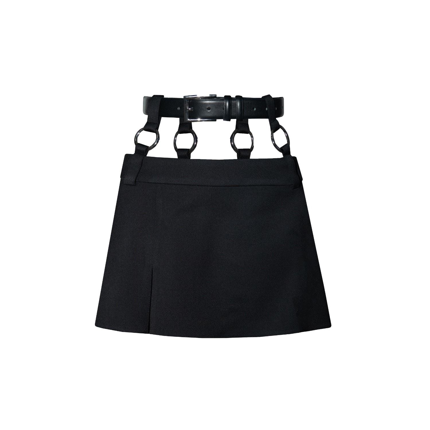 Vestiaire D'un Oiseau Libre Women's Black Rings Mini Skirt In Black