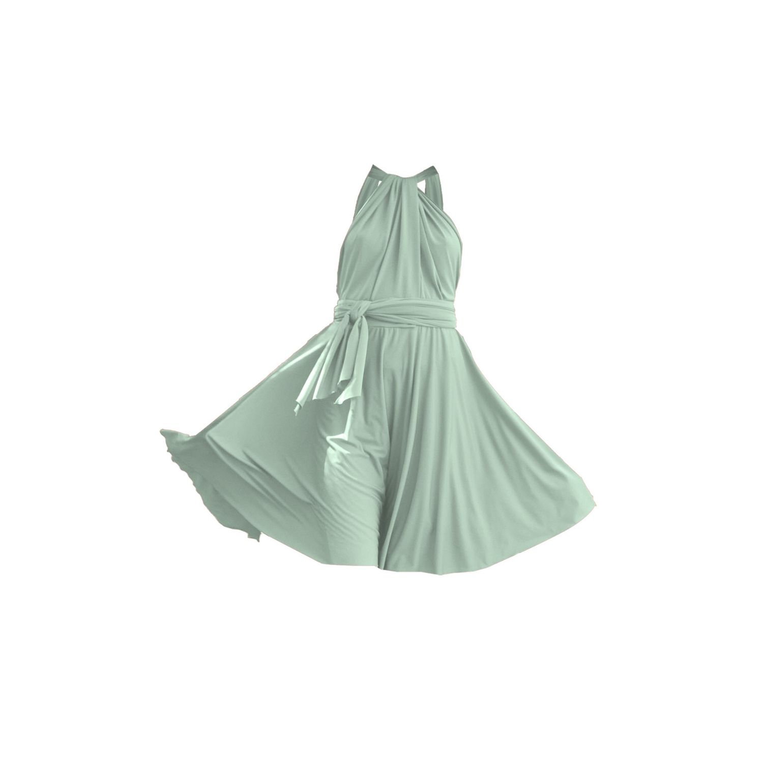 Ceylan Bcn Women's Green Mini Dress Mint In Green