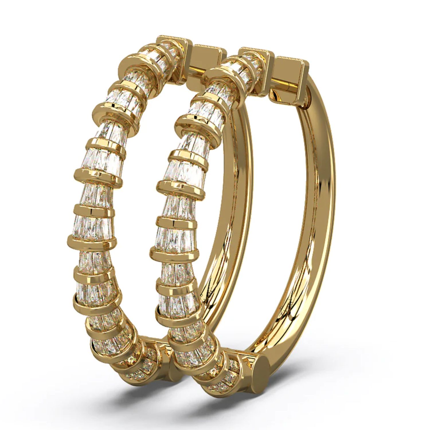 Women’s Gold Bambu Hoops Clartè