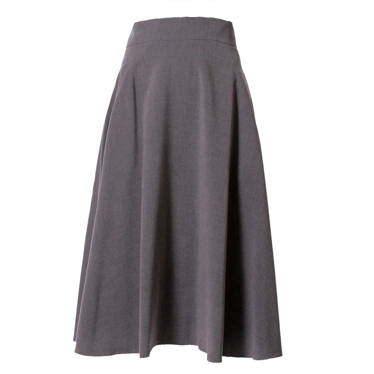 Women’s Lesly Grey A Line Midi Skirt Extra Small Vikiglow