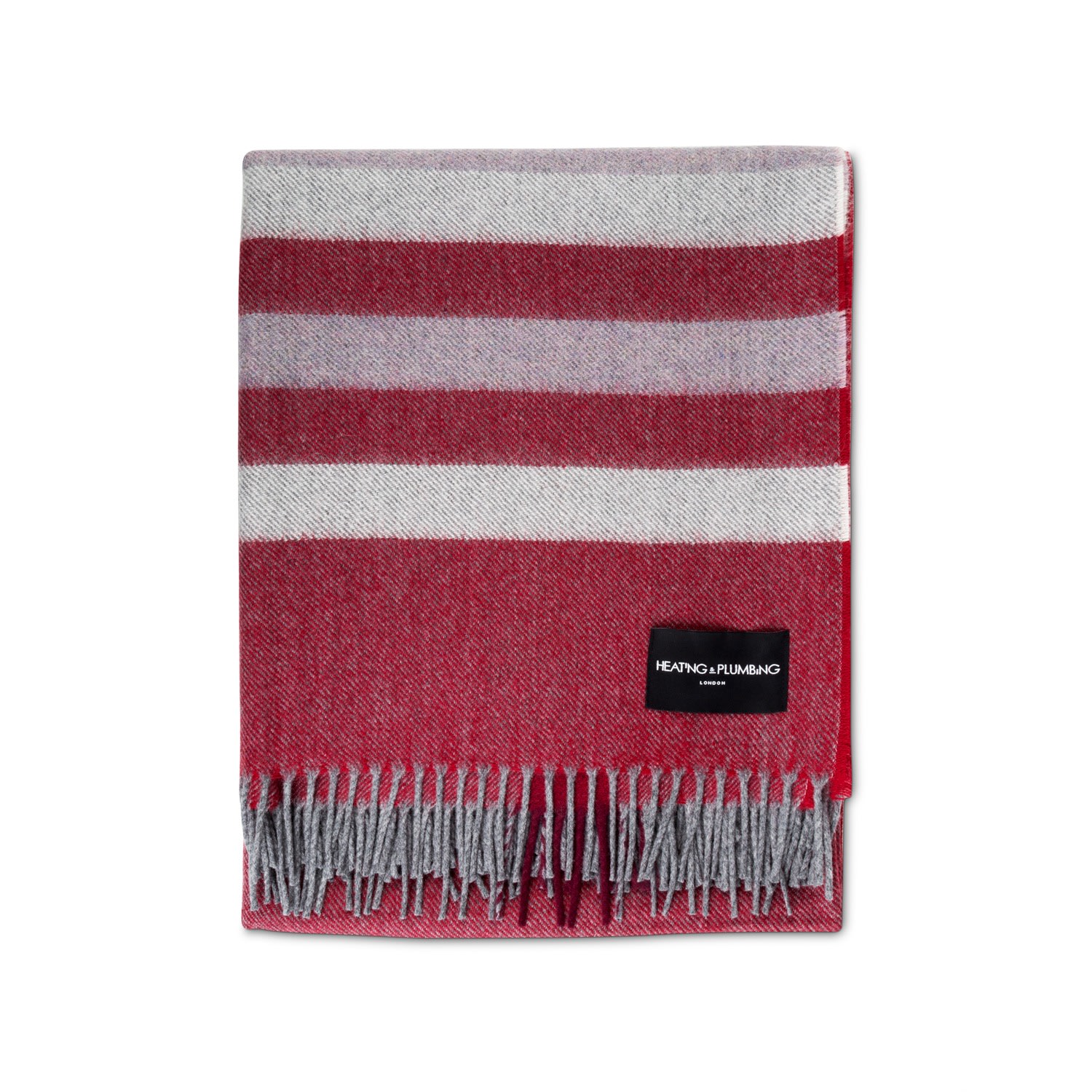 Heating & Plumbing London Wonderland - Alpaca & Merino Lambswool Blanket - Red In Red