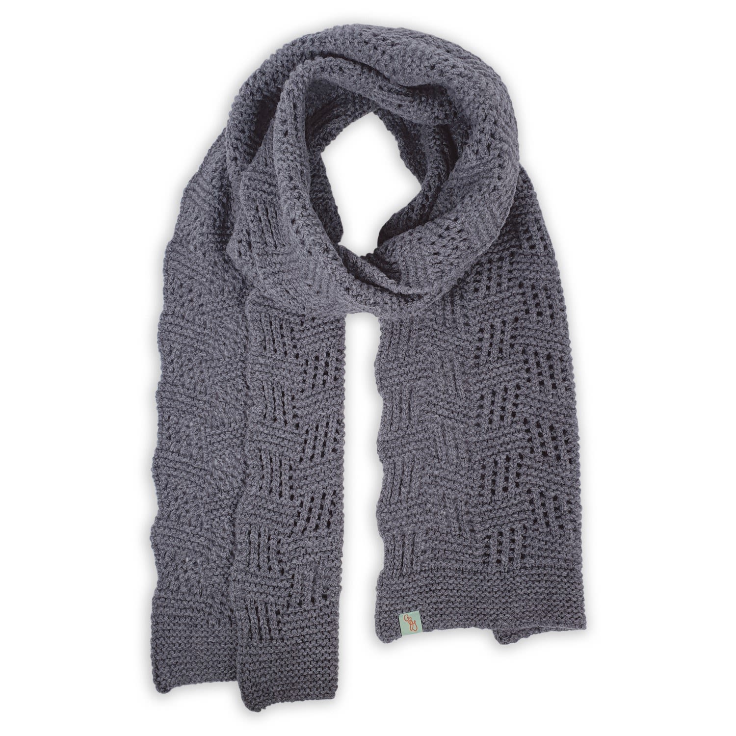 Otto & Spike Women's Scarves - Plinko - College Grey In Gray