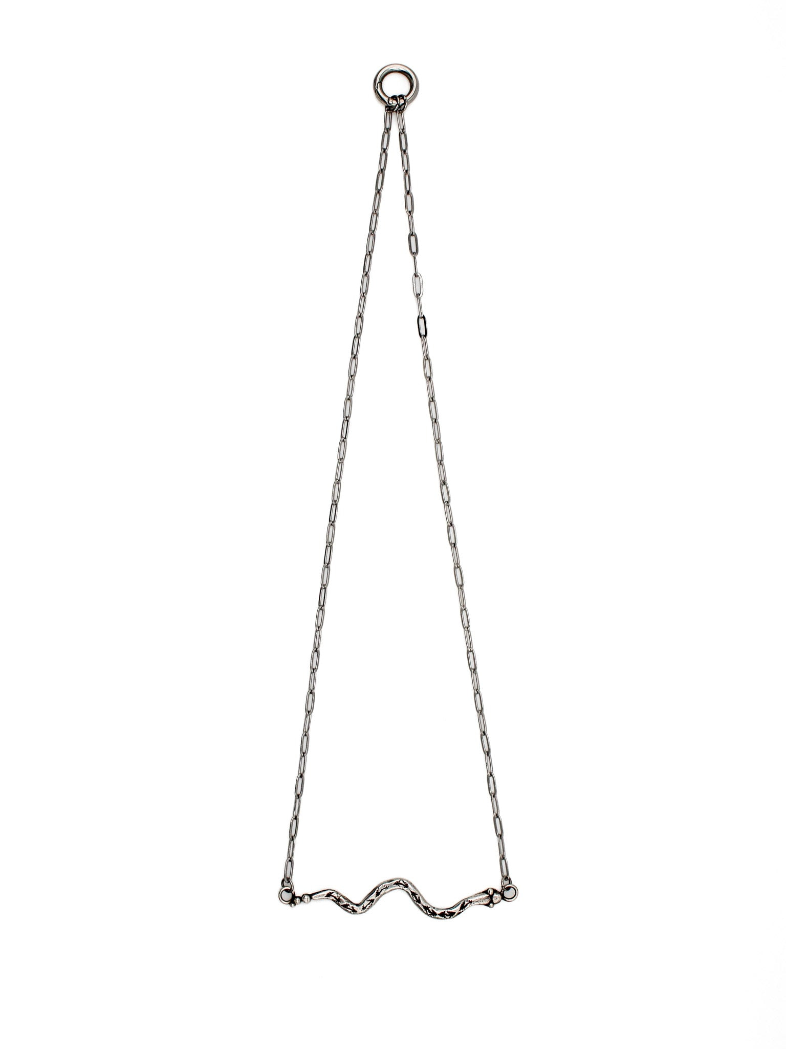 Yoté Jewelry Women's Silver Diamondback Necklace Ss In Metallic