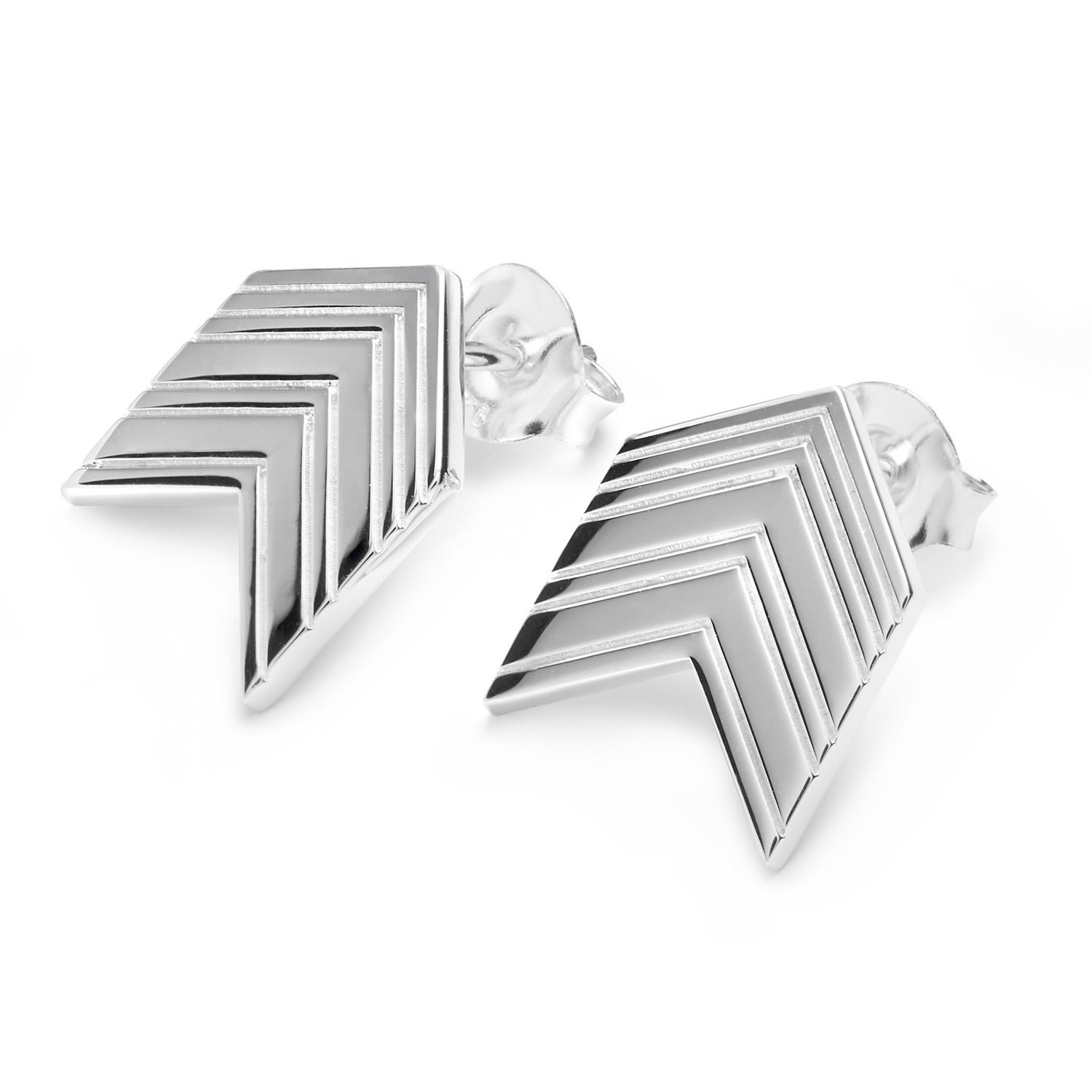 Women’s Silver Arrow Studs Lucy Quartermaine