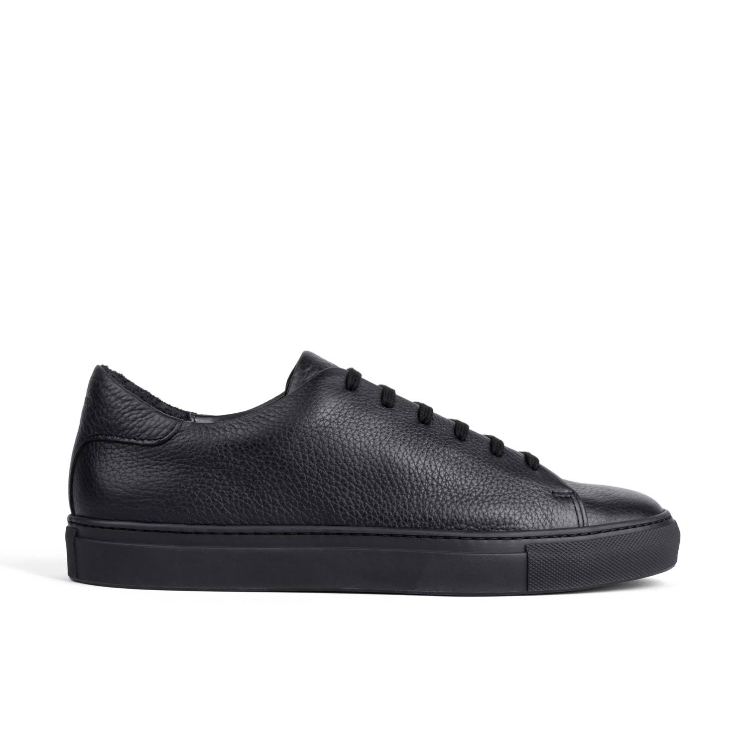 Men’s Pebble Leather Sneakers Black Laurent 8 Uk Dalgado