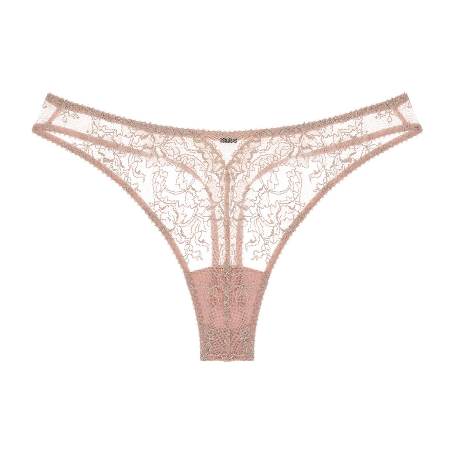 Women&rsquo;s Neutrals Chloe Thong Champagne/Chamblis | Small | Journelle