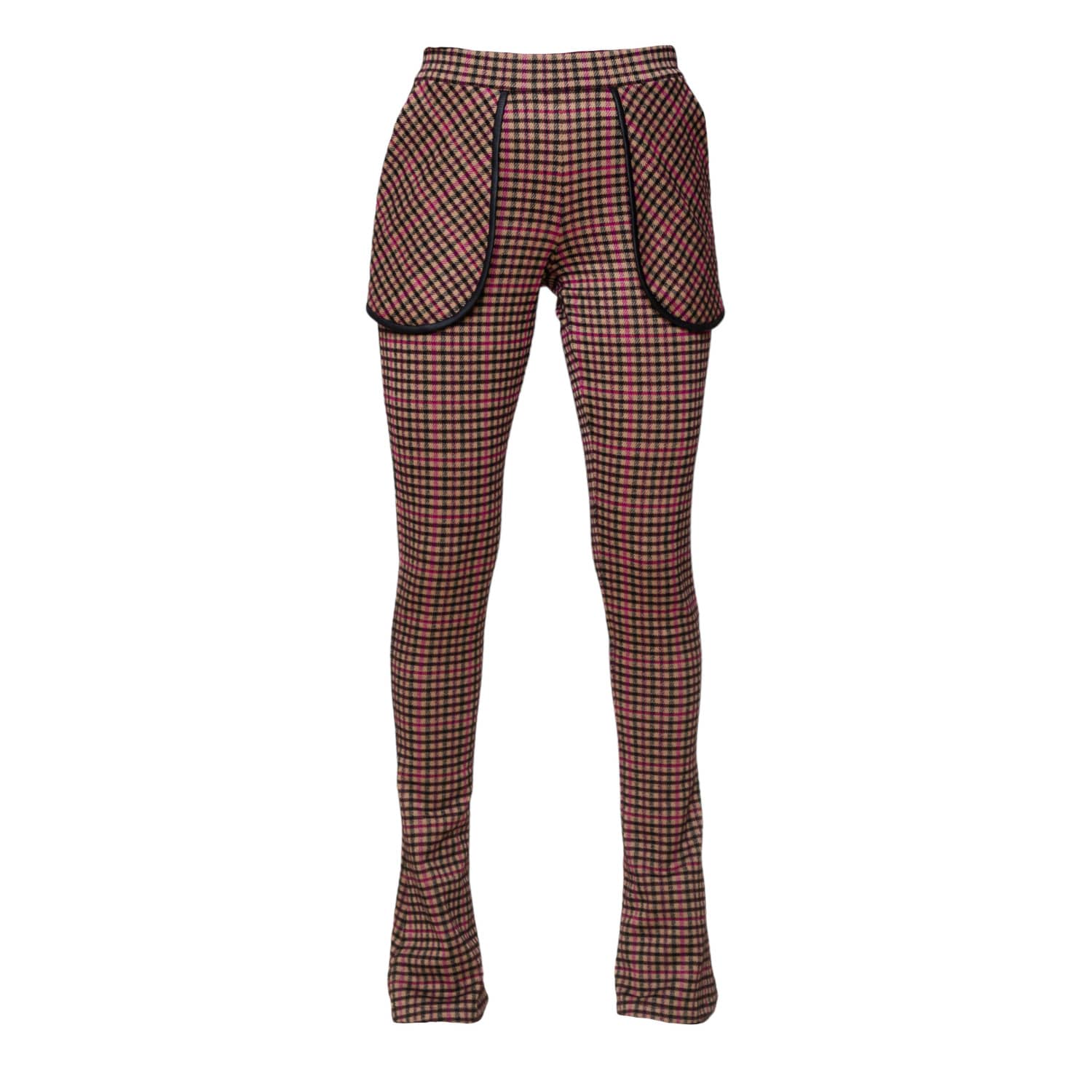 SHAKTI TIGHTS Red Tartan Eco Print