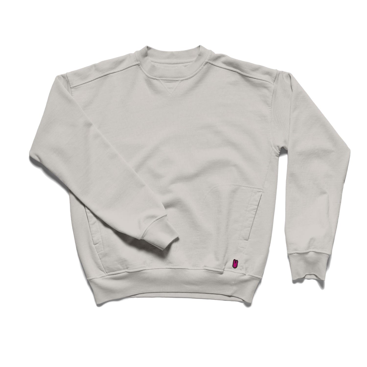 Unless Collective Luxe Crew Sweatshirt - M - Grey In Grey