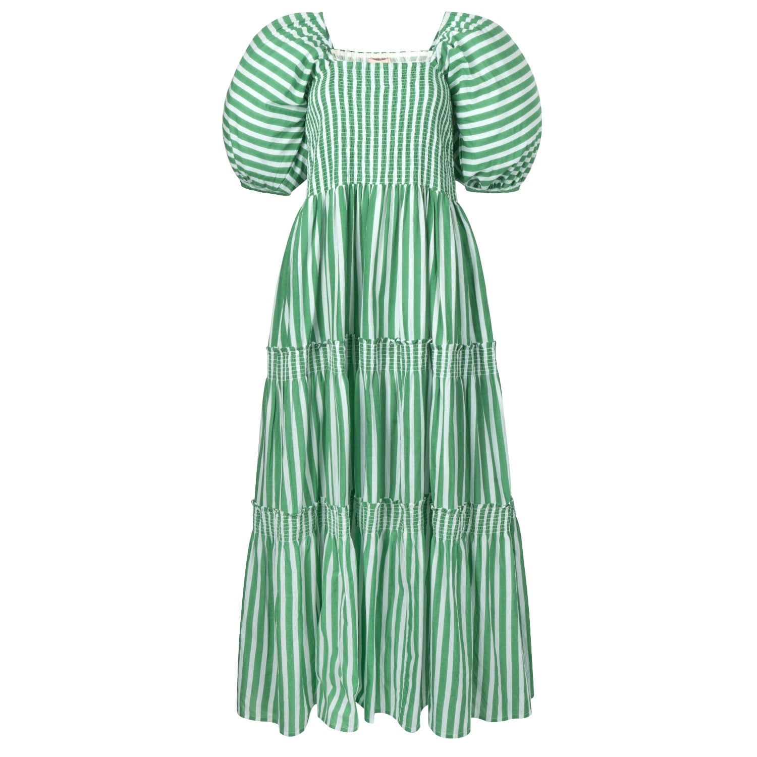 Sunshine Tienda Women's Green / White Green & White Tula Dress In Green/white