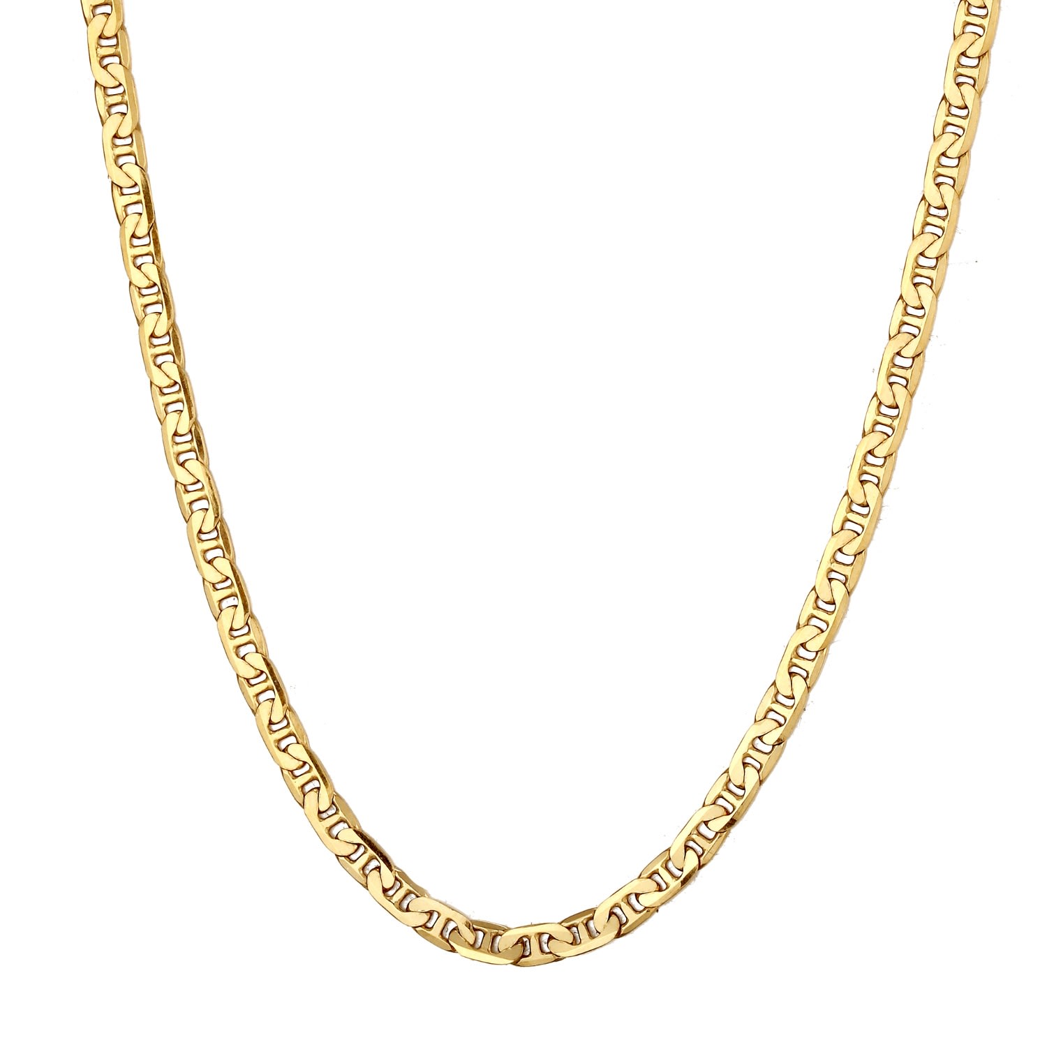 Women’s 22Ct Gold Vermeil Anchor Chain Necklace 14/16" Seol + Gold