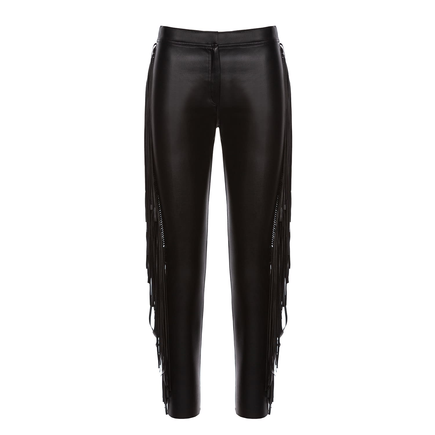 pants with side fringe