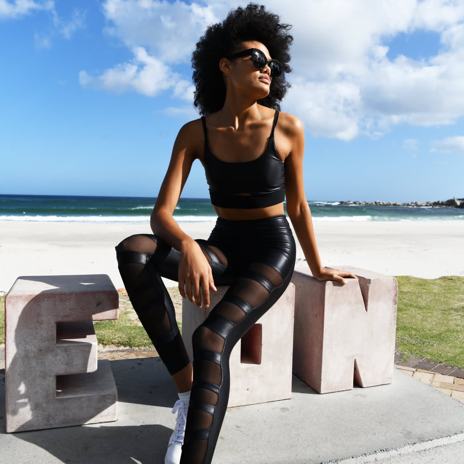 Ivy leggings with mesh - Soho Rocks - Activewear