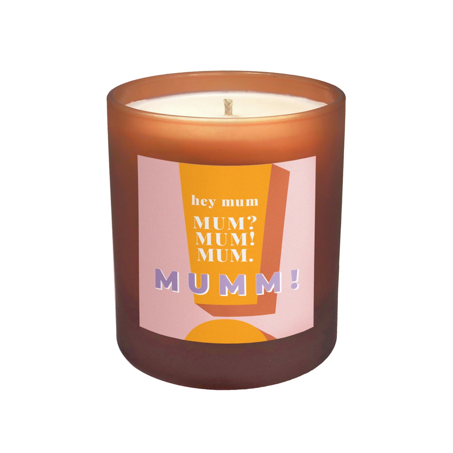 Pink / Purple / Yellow Hey Mum - Calming Refillable Midi Mother’s Day Candle Little Karma Co. Ltd