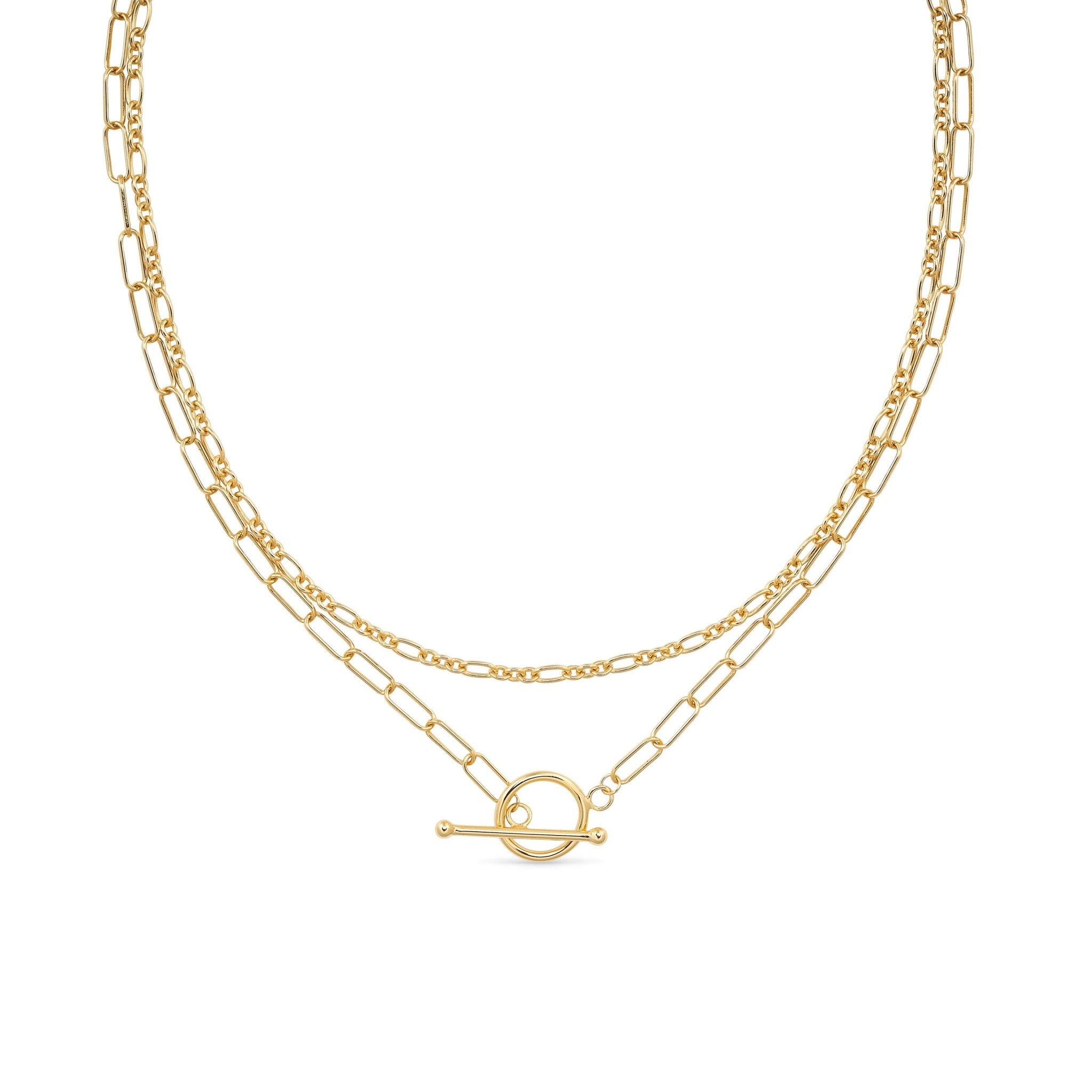 Women’s Gold Link Chain Minimalist Choker Elk & Bloom - Everyday Fine Jewellery