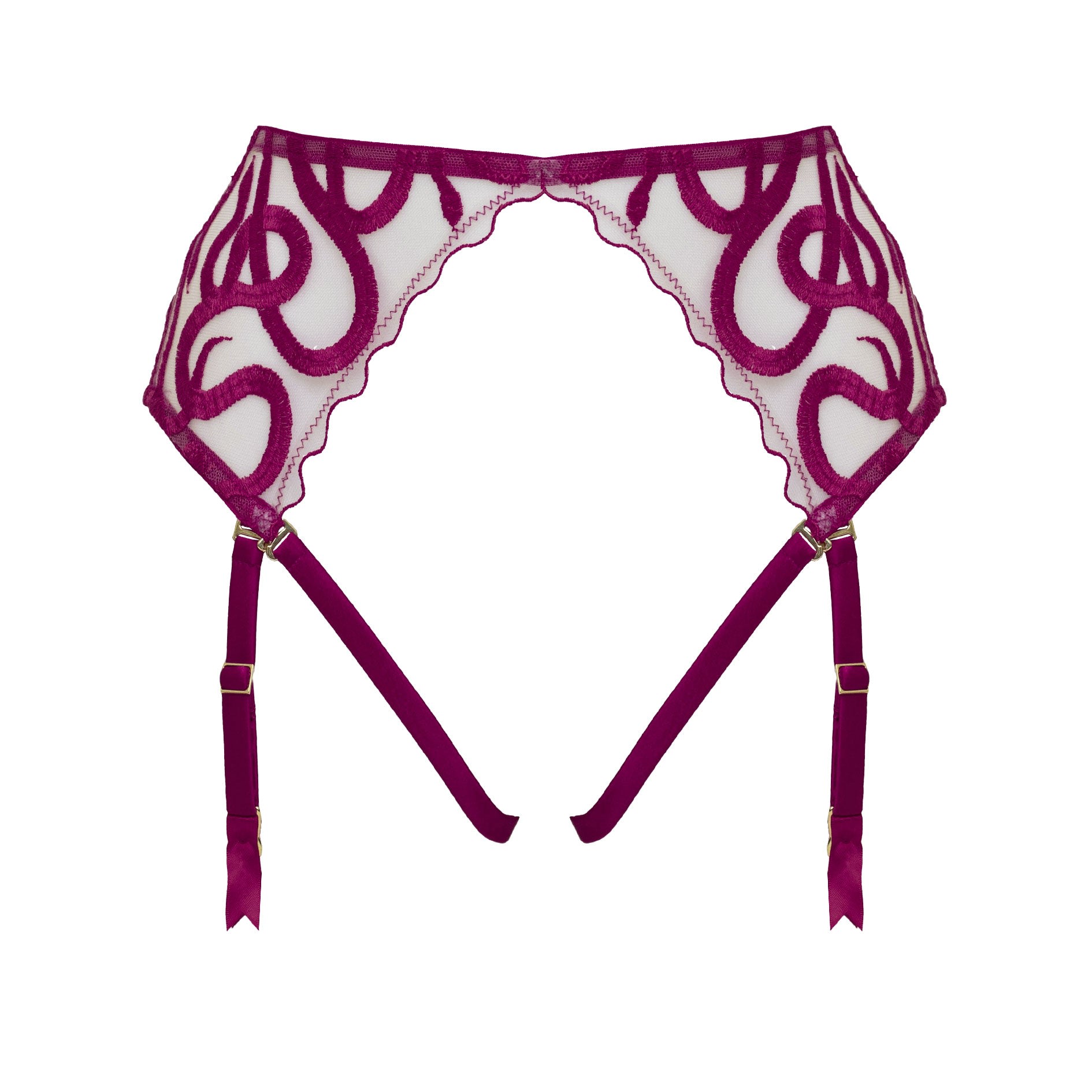 Women’s Pink / Purple Naga Harness Suspender Mulberry Extra Small Studio Pia