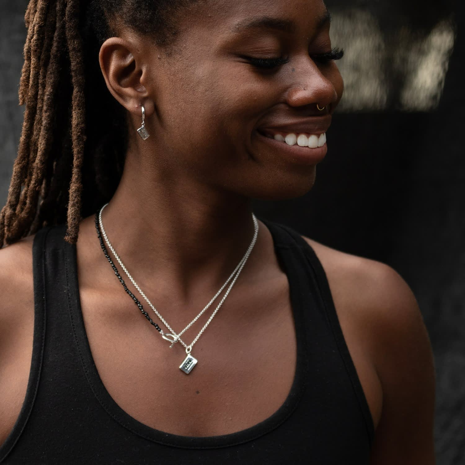 Silver Mix Tape Necklace | Scream Pretty | Wolf & Badger