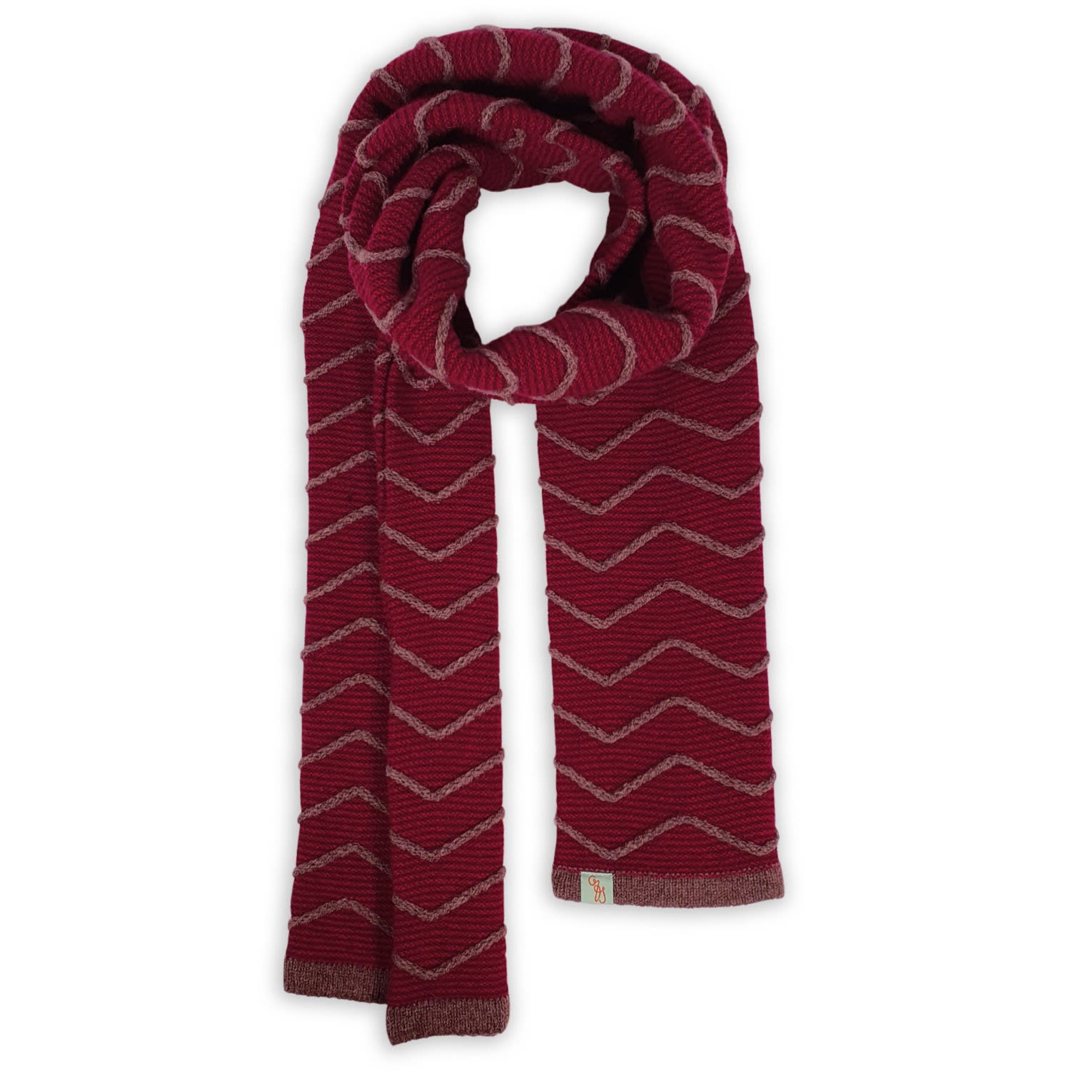Otto & Spike Men's Scarves - Boogie - Red In Red