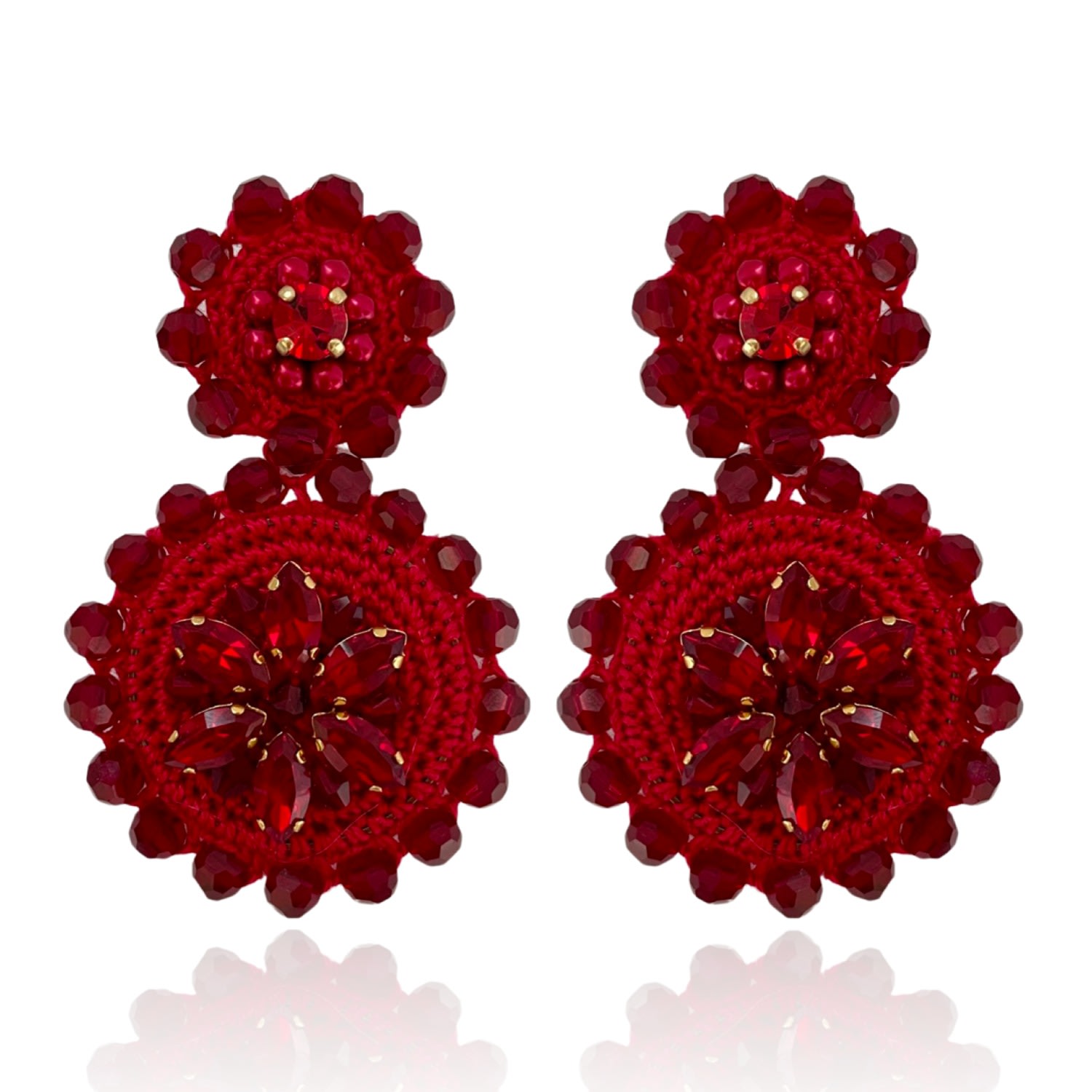 Women’s Flower Drop Red Pinar Ozevlat