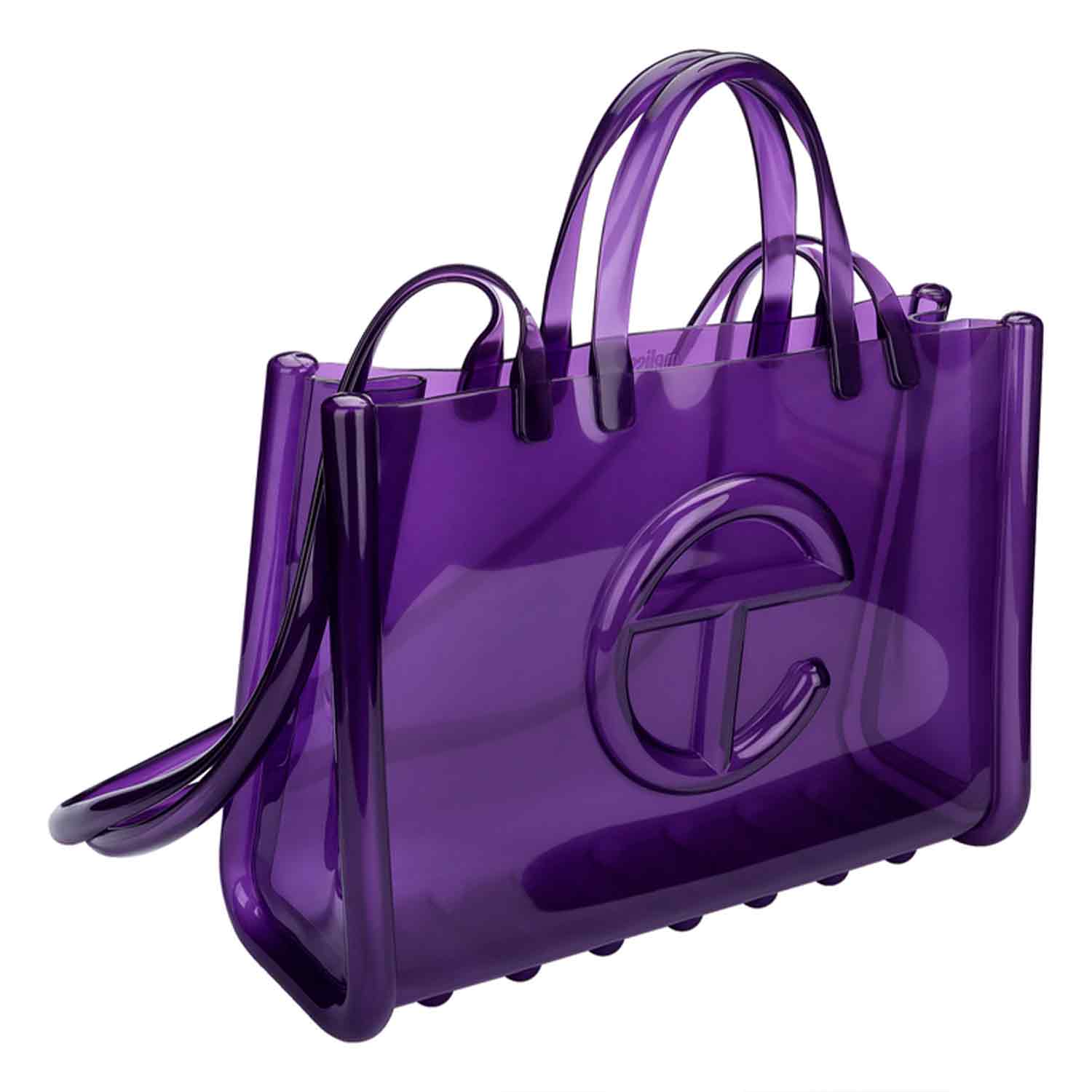 Melissa Women's Pink / Purple / Purple Large Jelly Shopper Ii X Telfar - Purple In Multi