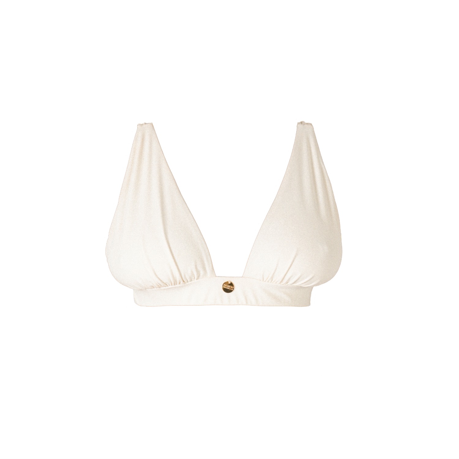 BÉLMUSO SWIMWEAR WOMEN'S WHITE PERLA BIKINI TOP