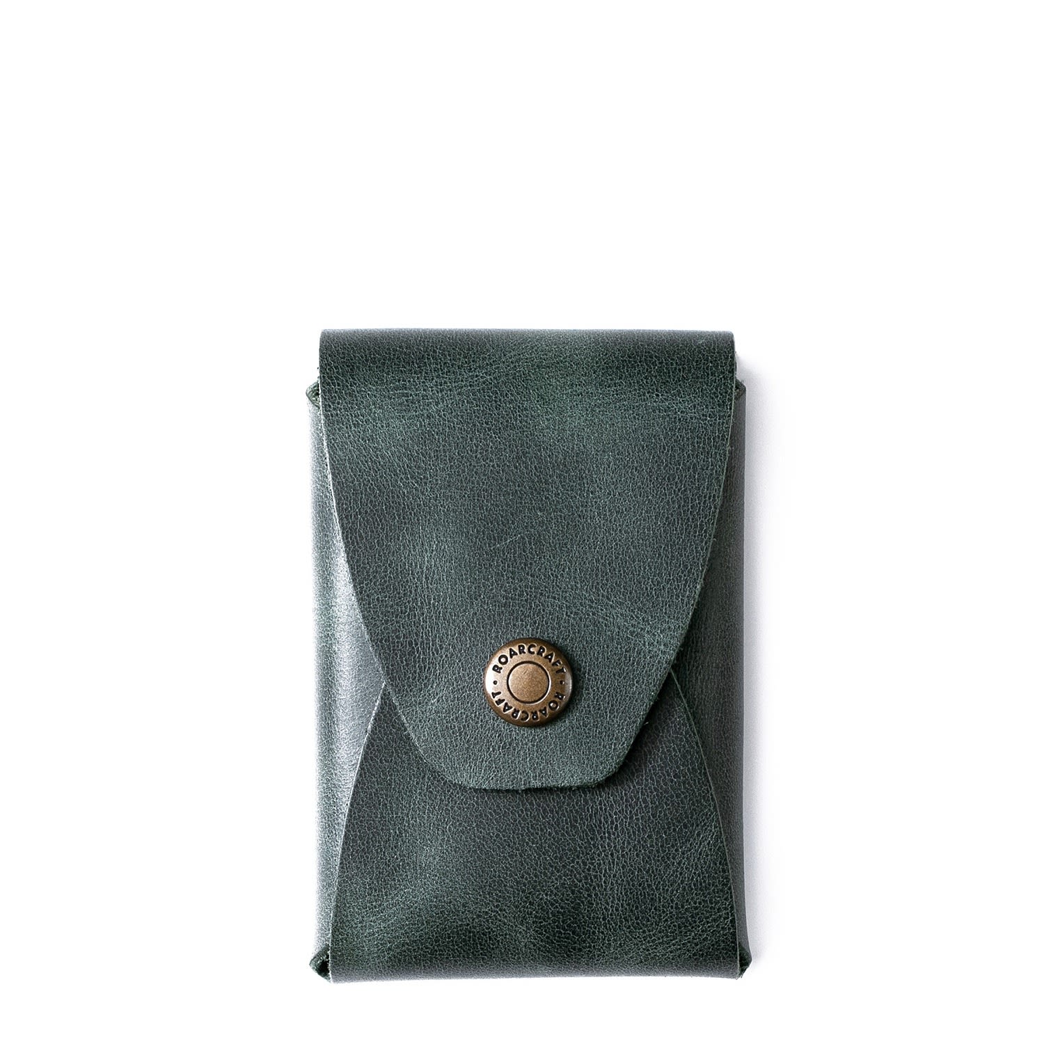 Roarcraft Women's Green Envelope Card Holder - Efes - Emerald In Green