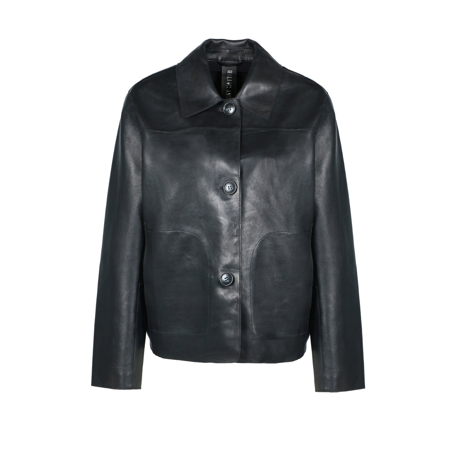 Freaky Nation Women's Black Bonded Leather Jacket In Black