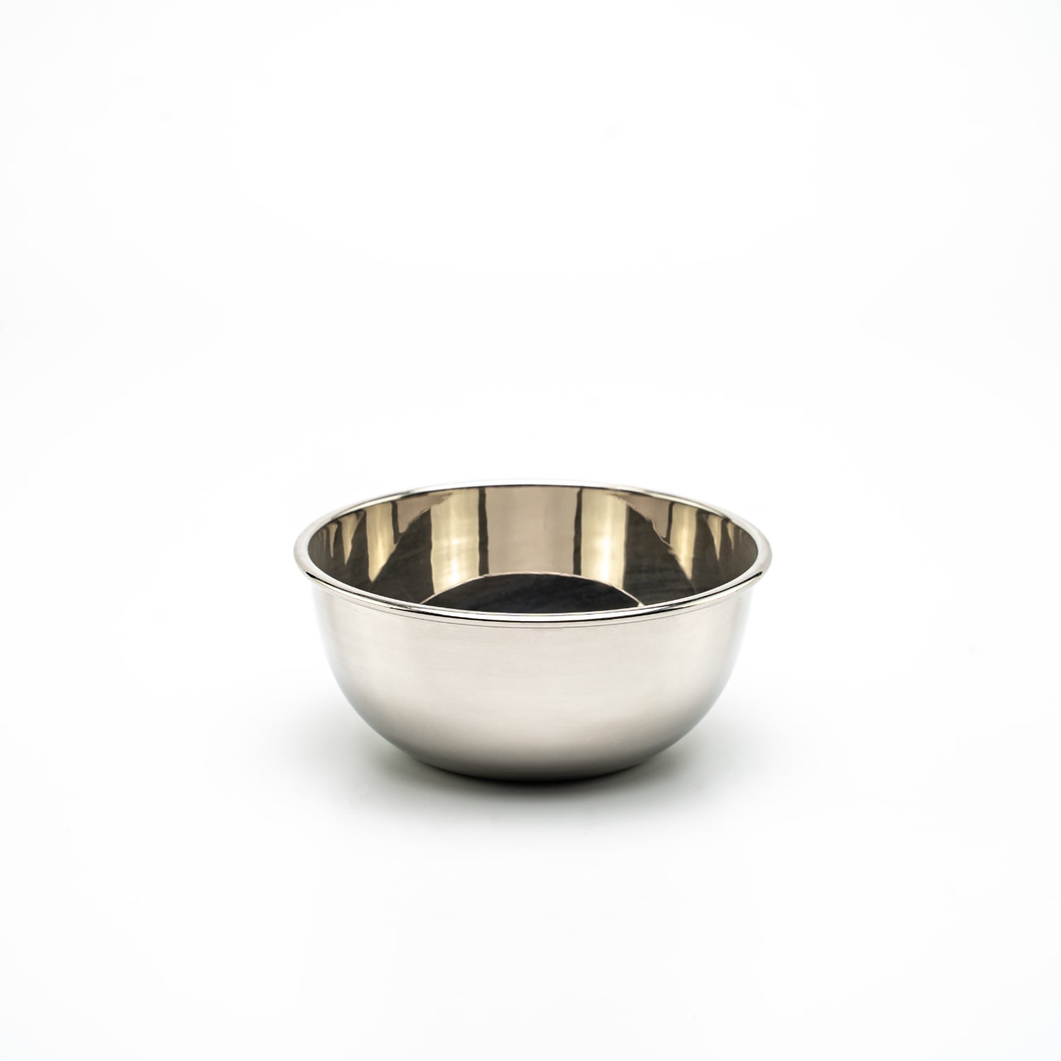 Anatoliacraft Silver Solid Copper Snack Bowl, Color Chrome
