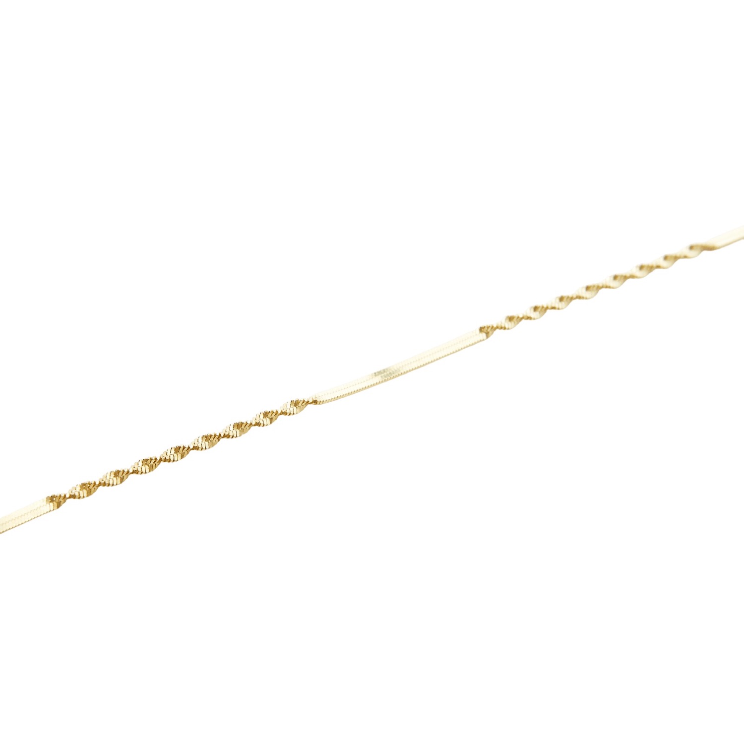 Women’s Gold Semi Singapore Sterling Silver Bracelet Spero London