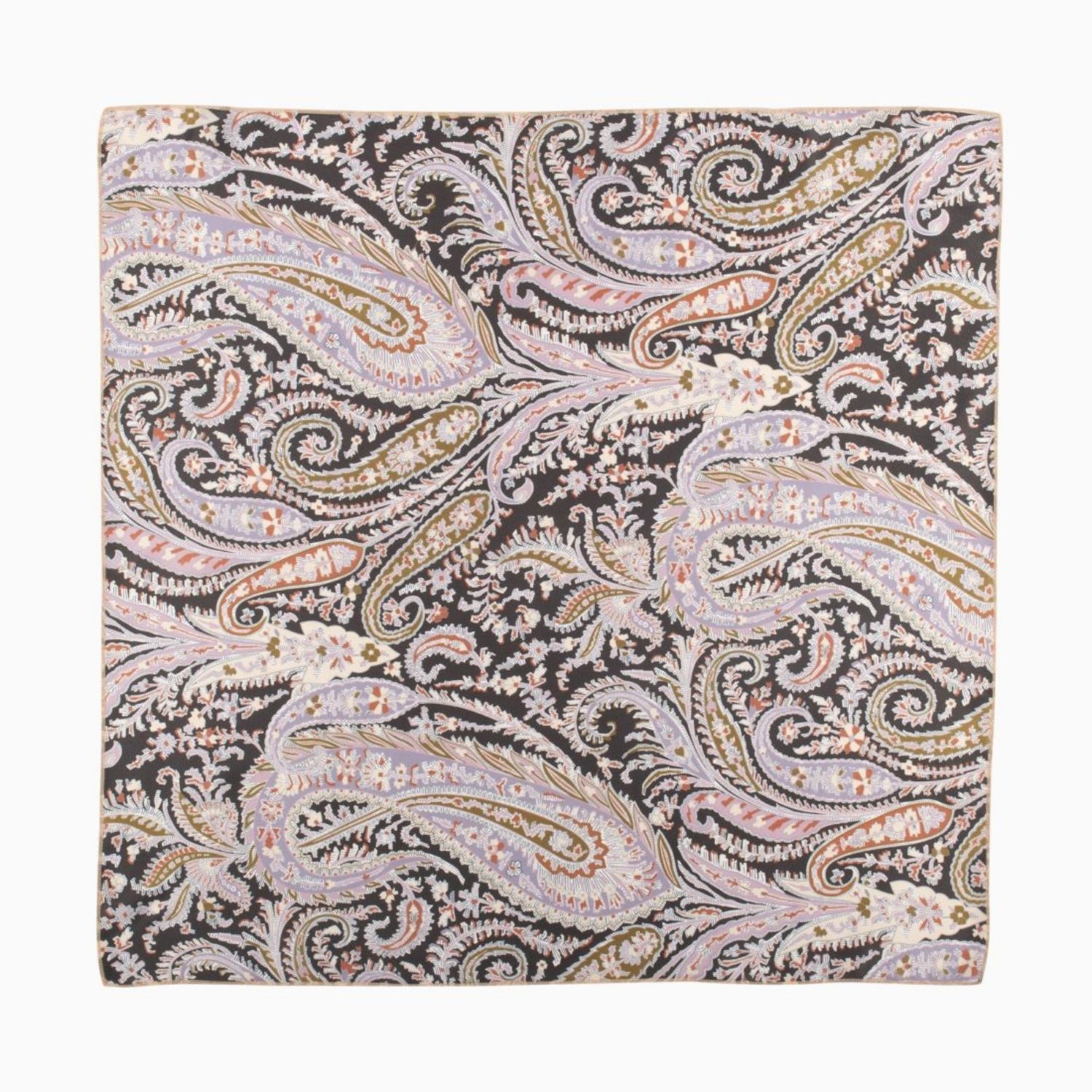 Le Colonel Women's Green / Grey Liberty Bronze Green Felix Silk Square In Multi