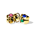 Minnie Lane Zelda Ring With Emerald In Zelda