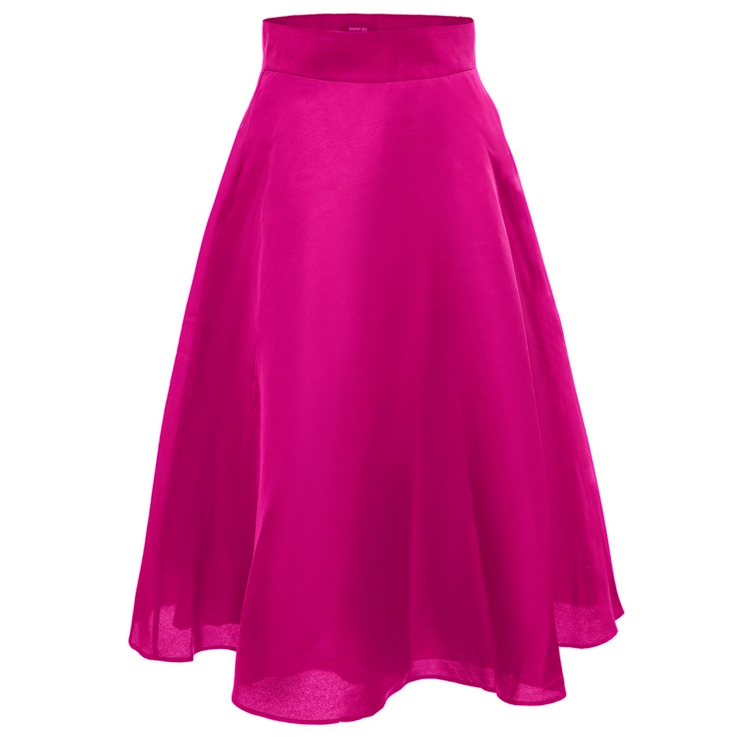 Women’s Pink / Purple Flared Taffeta Skirt Extra Small Smart and Joy