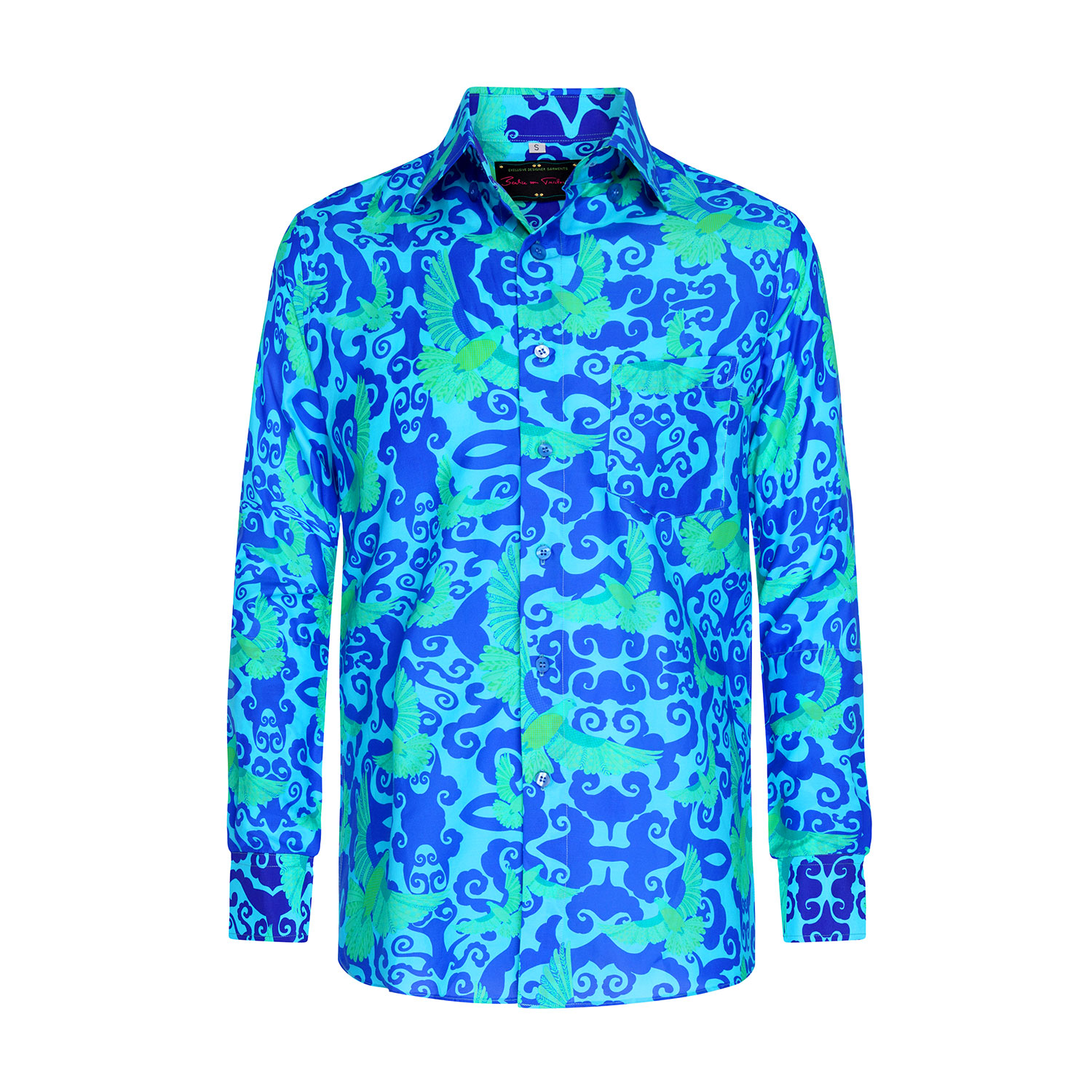 Beatrice Von Tresckow Blue Peace Dove Mens Michael Shirt
