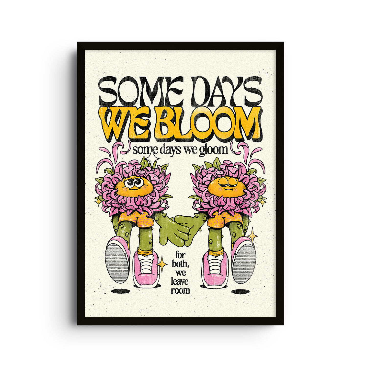 East Side Studio London Yellow / Orange / Neutrals We Bloom - Giclee Fine Art Print - Small In Yellow/orange