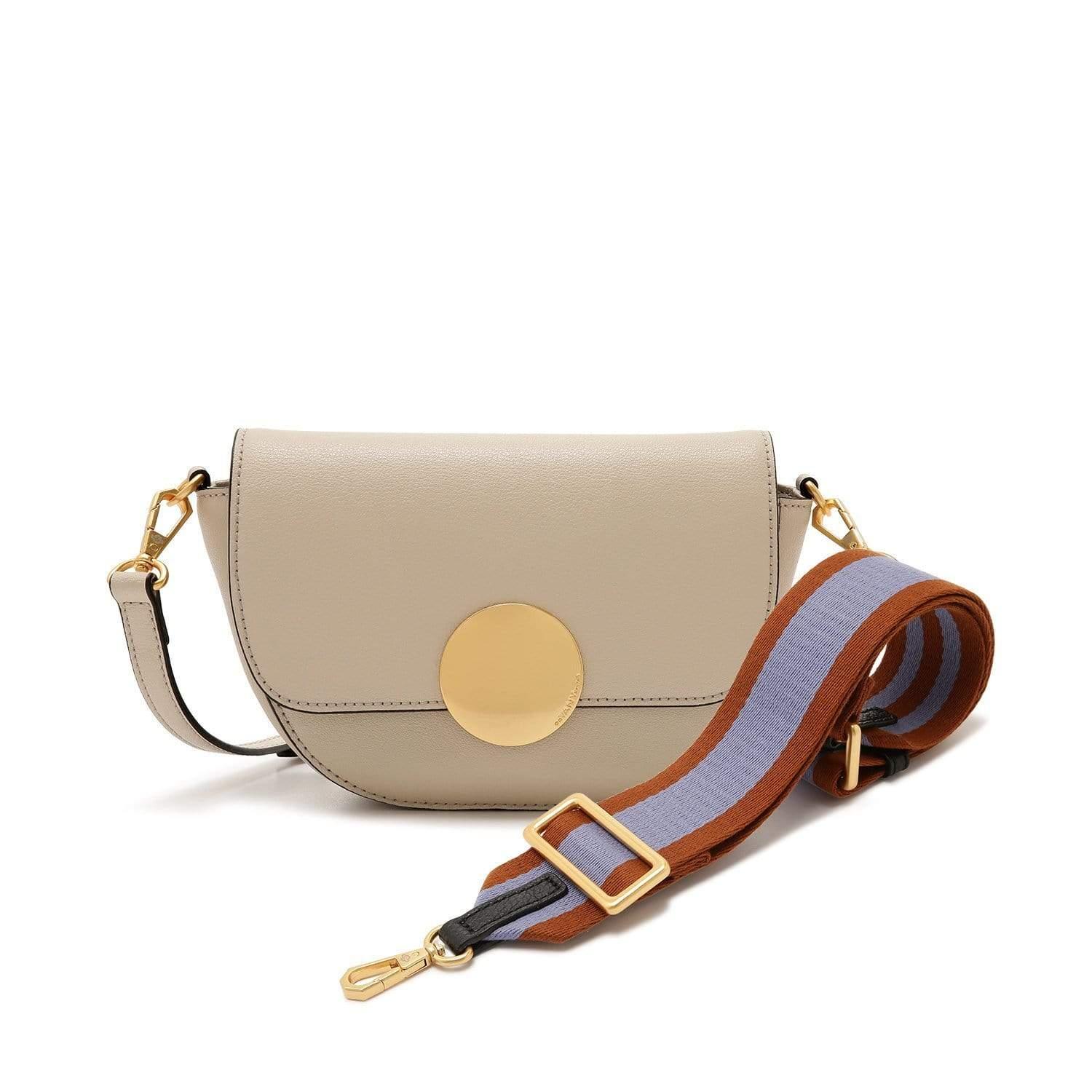 Oryany Women's White Lottie Saddle Crossbody -cream In White