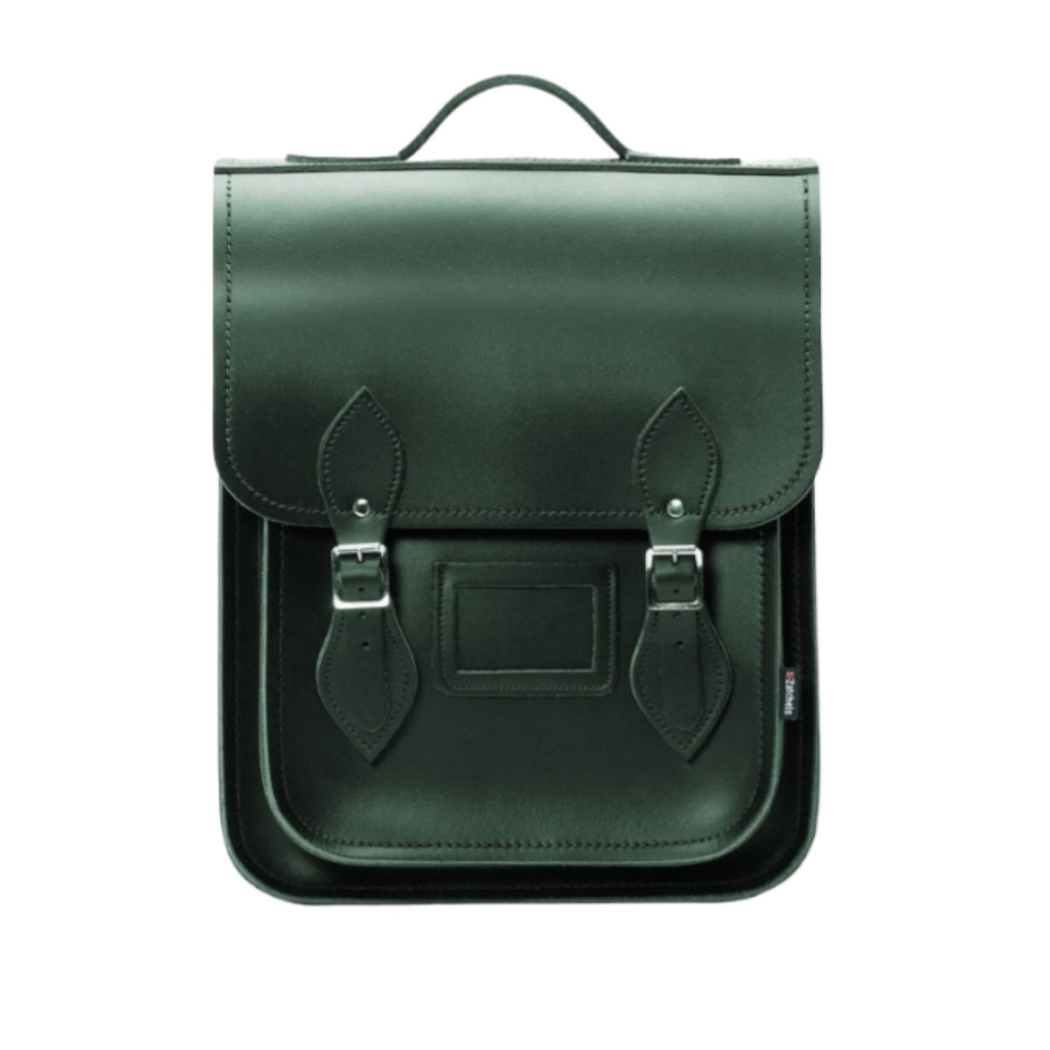 Zatchels Women's Handmade Leather City Backpack Plus - Ivy Green In Green