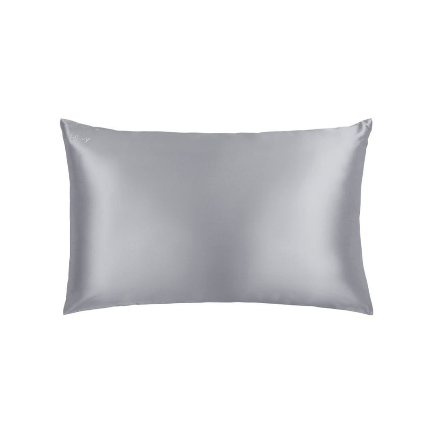 Silk Pillowcase - Queen - Silver Us Queen Blissy