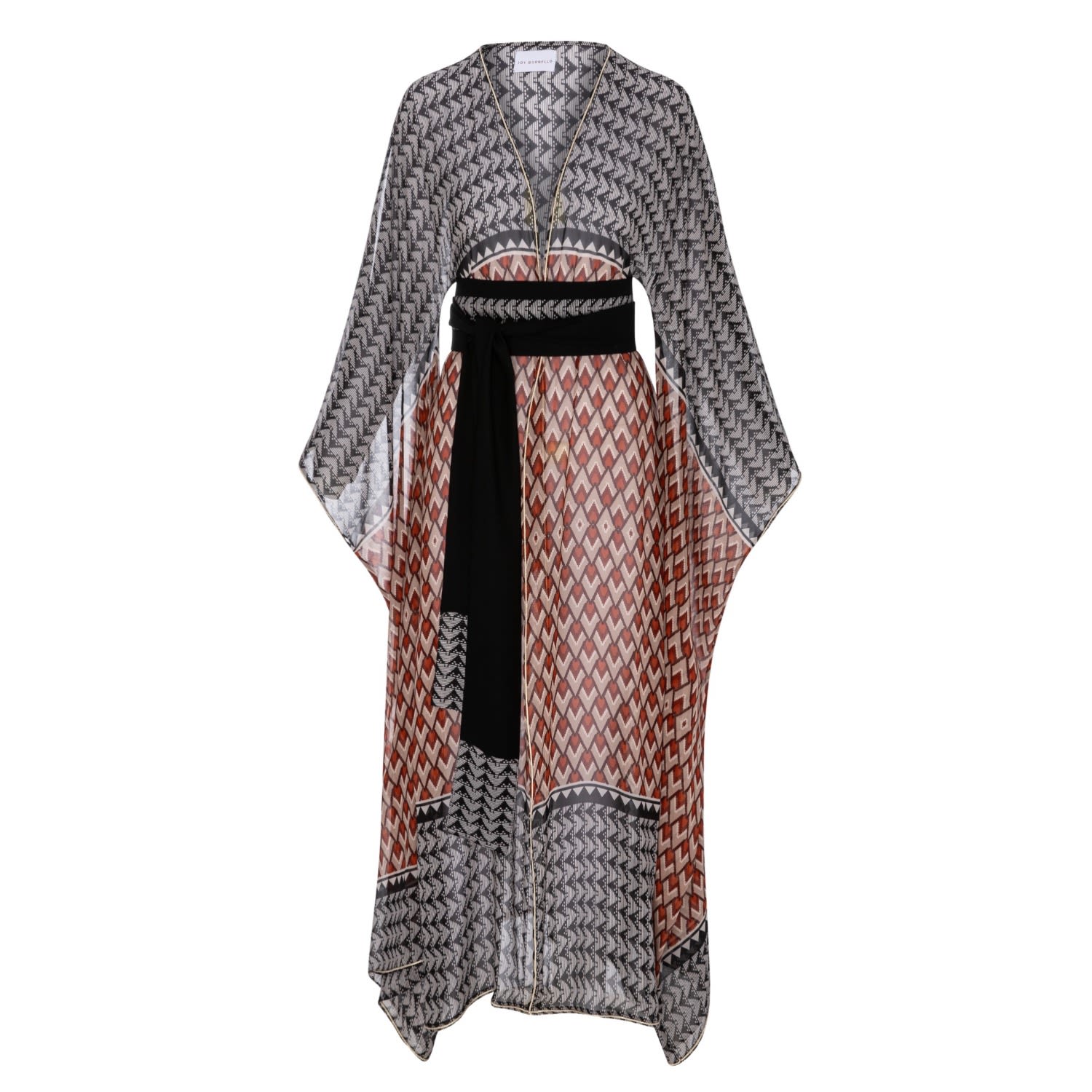 Joy Borrello Women's Ohsikisaki Memari Hendesi Kimono - Multicolour In Green