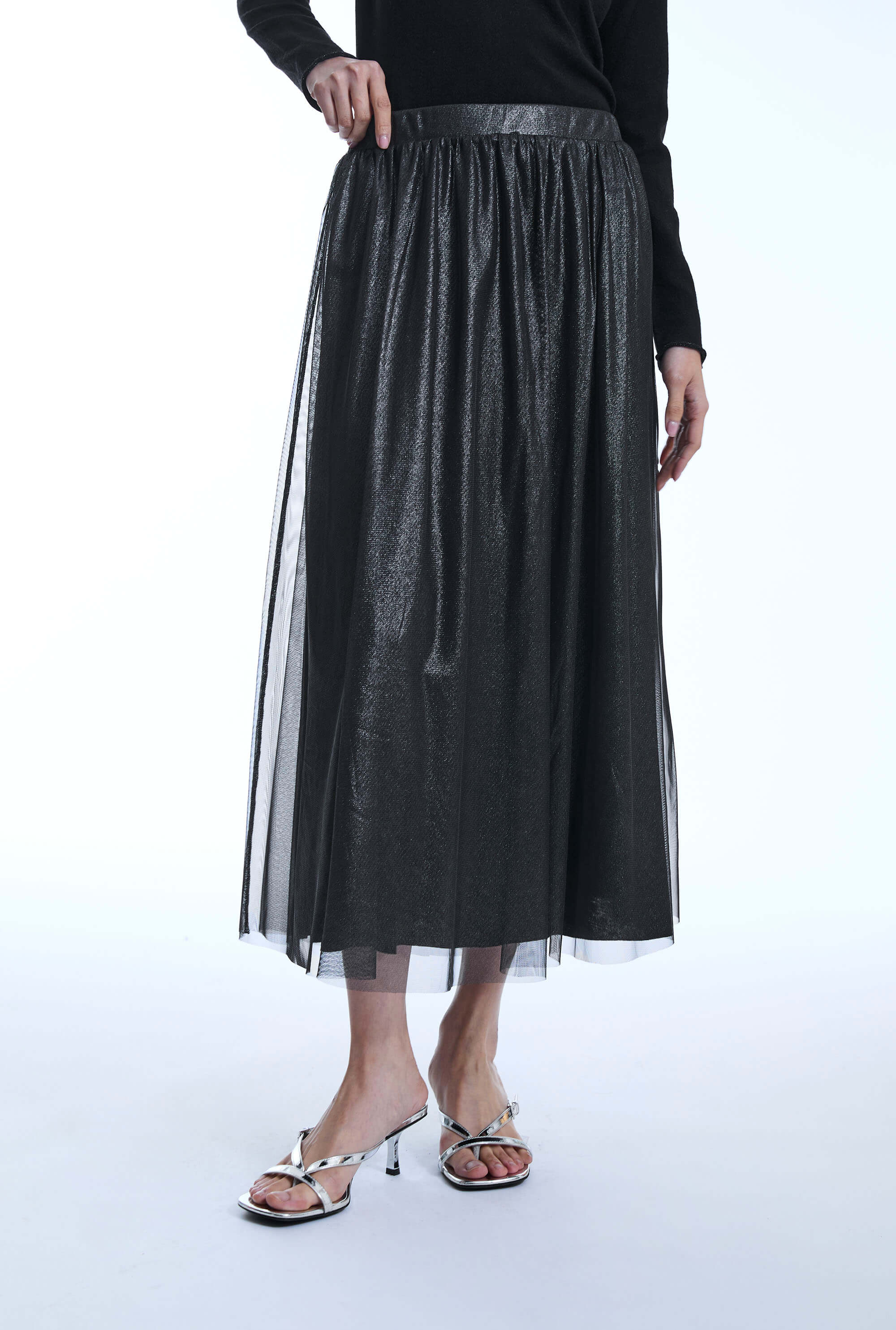 Laminated Tulle Skirt | James Lakeland | Wolf & Badger