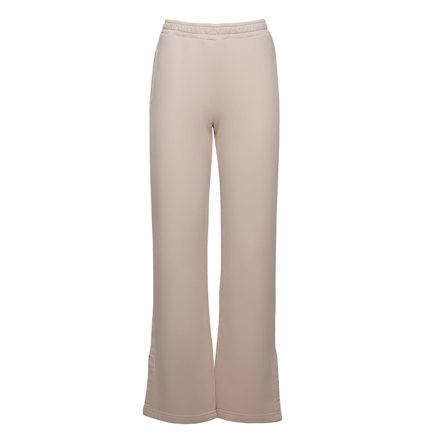 Ocio Leisurewear Women's Neutrals / Brown Flare Pant In Fawn In Brown