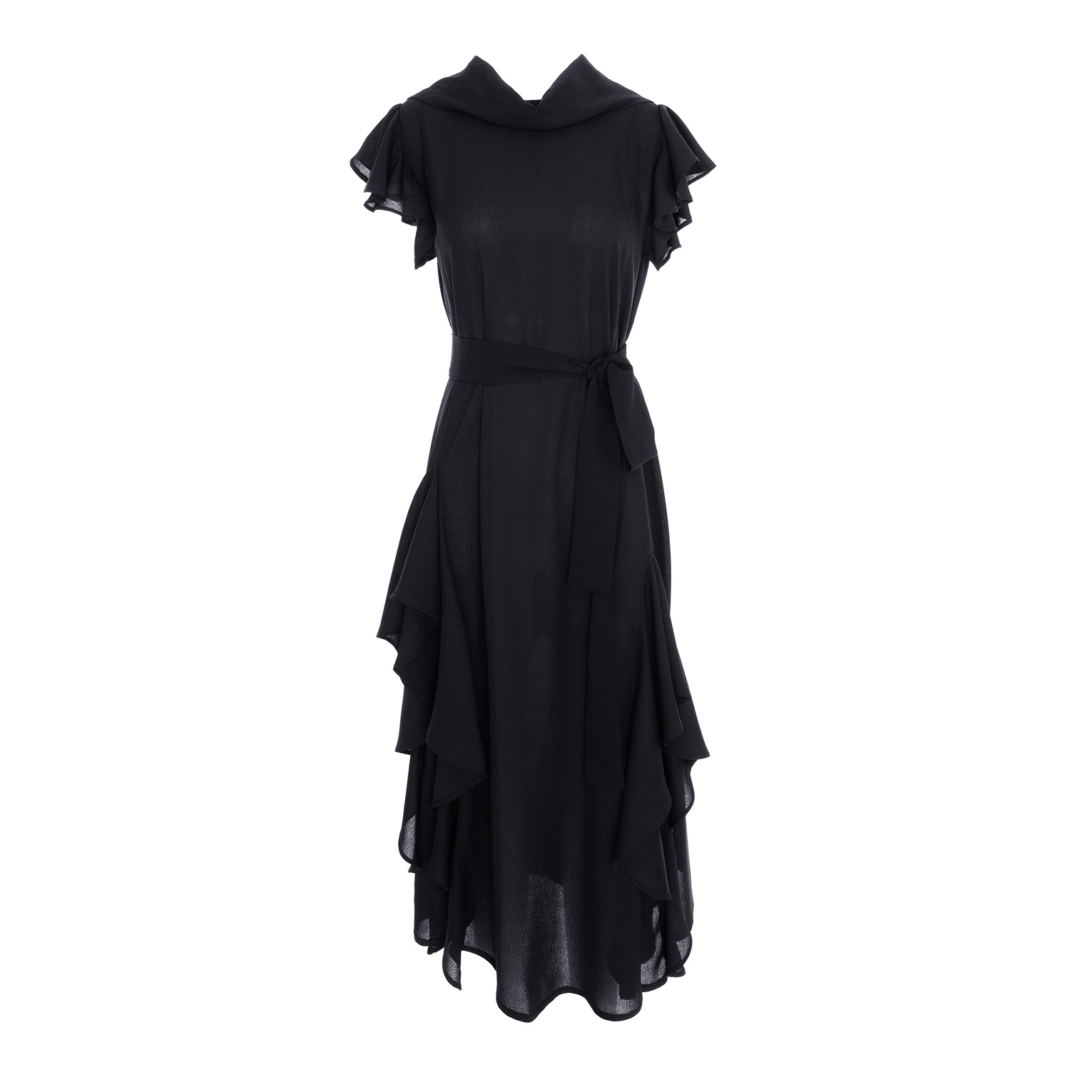 【ANDRESD】frills flare dress / black ANDRESD】frills flare dress / black frills flare dress | ANDRESD
