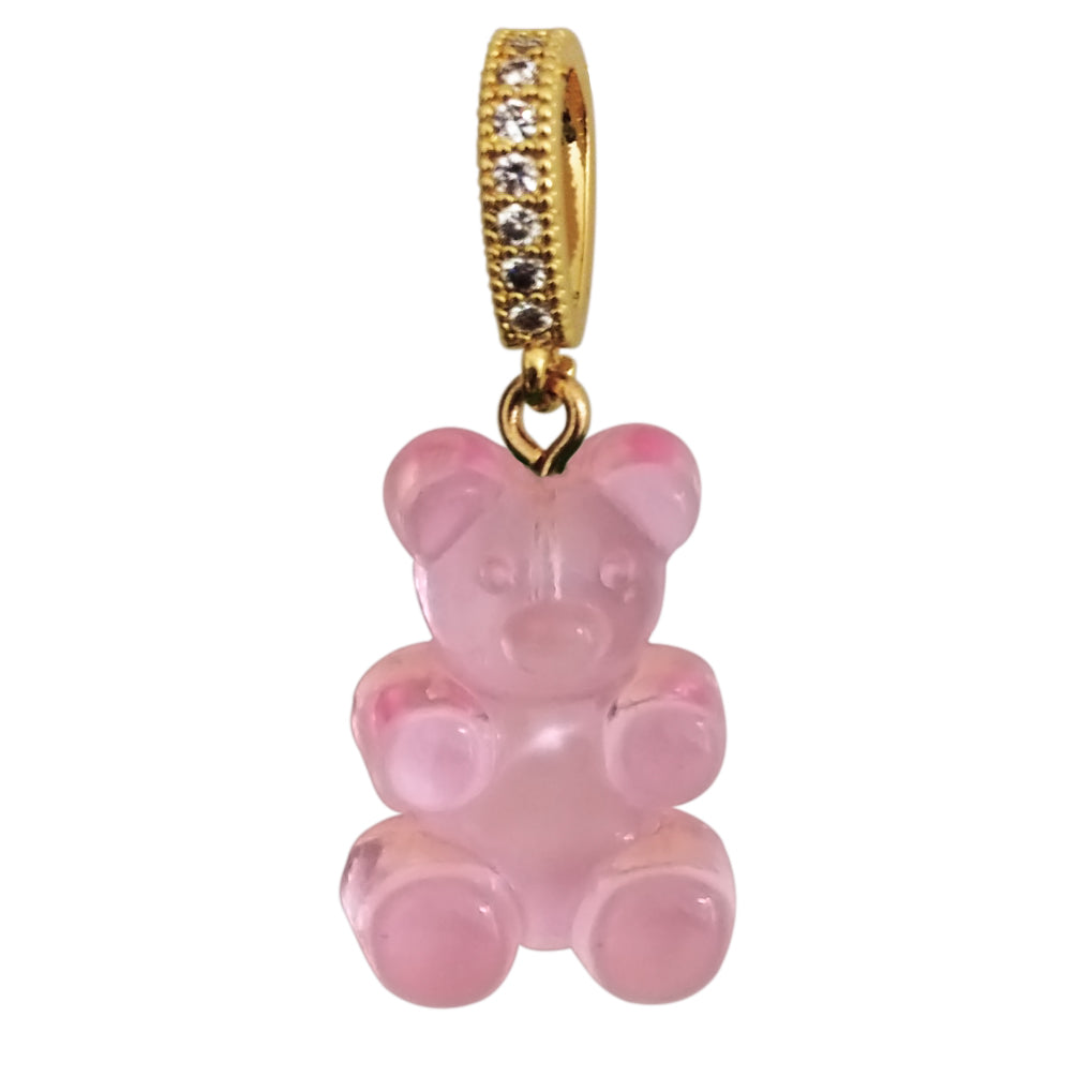 Women’s Pink / Purple Transparent Gummy Bear Pendant - Pink & Purple Ninemoo