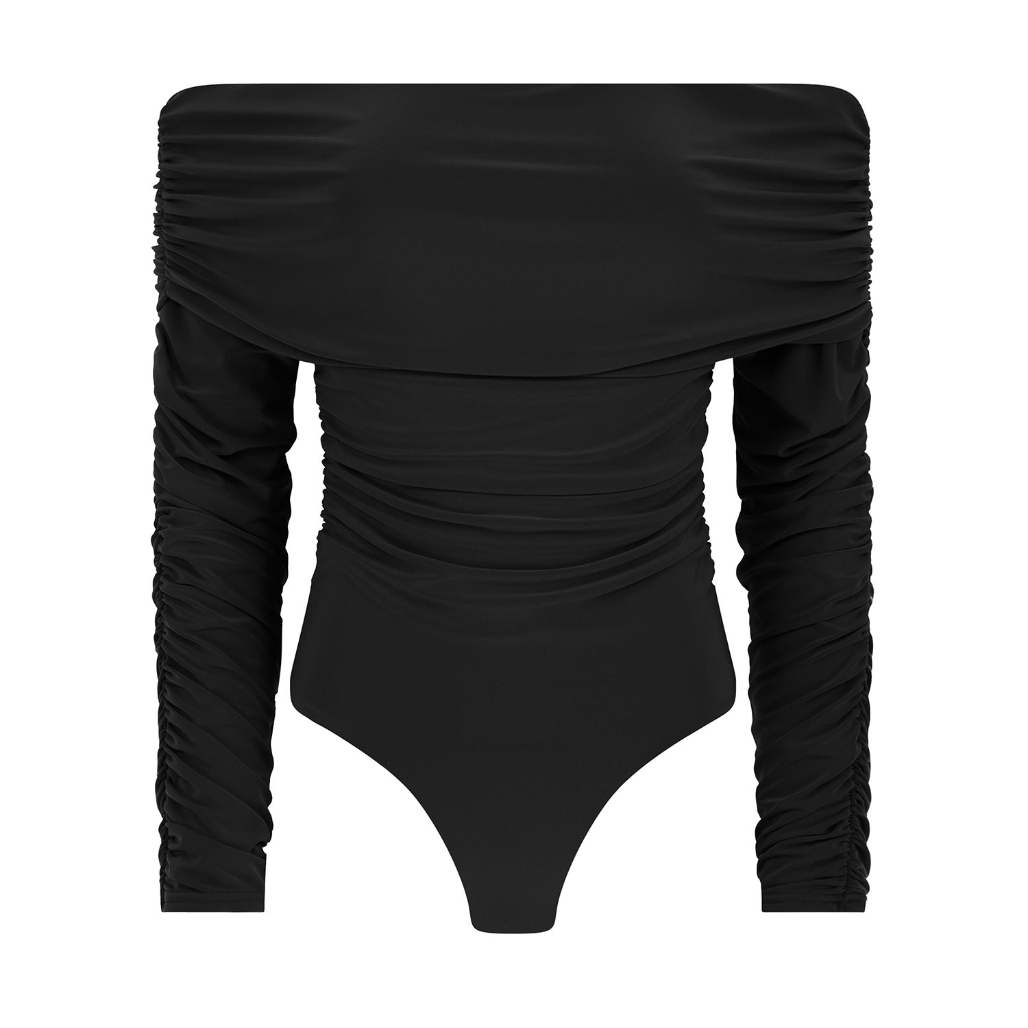 Celestine & Mae Women's Florentina Bodysuit In Navsoul Black In Black